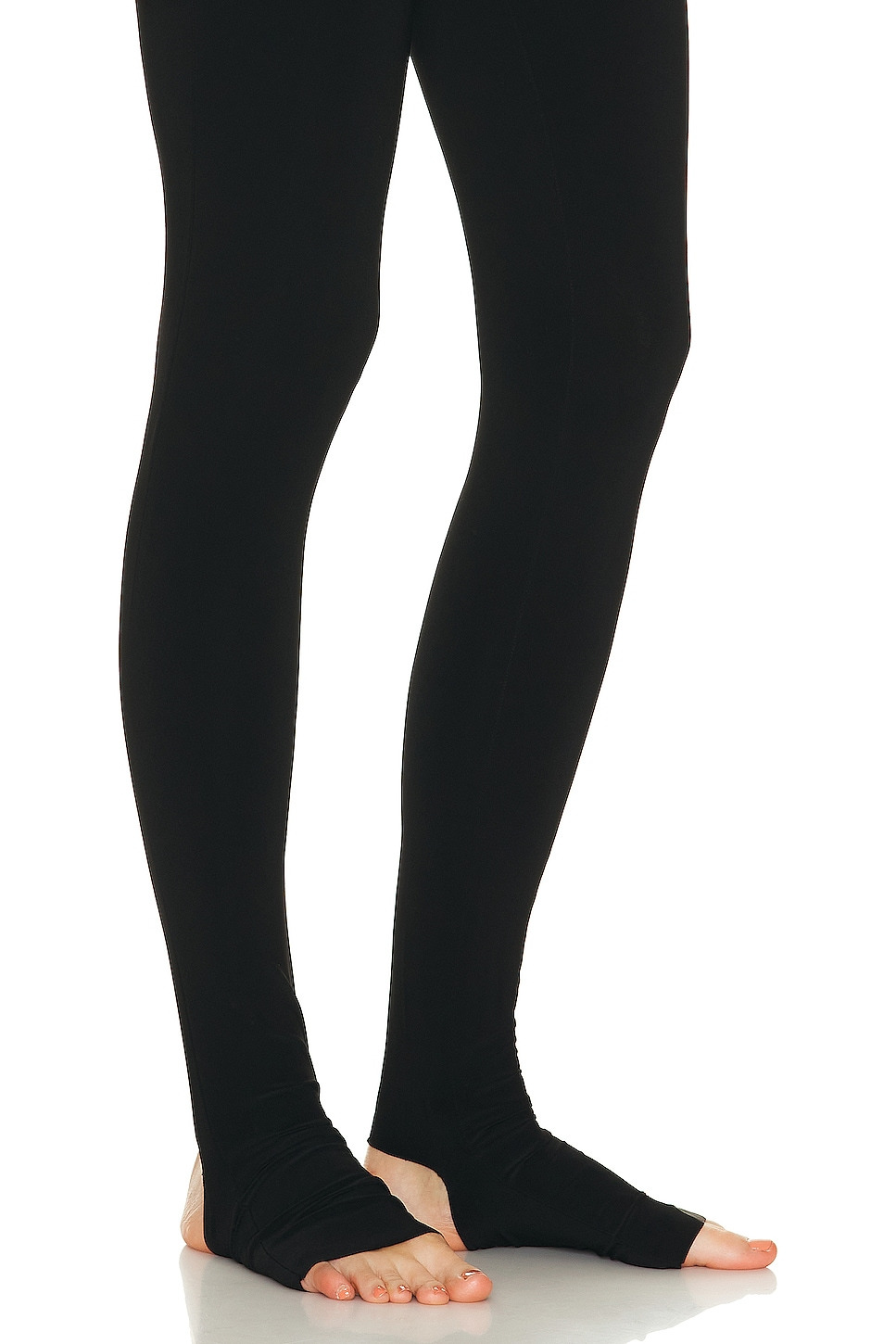 Long Sleeve Deep V Neck Catsuit - 4