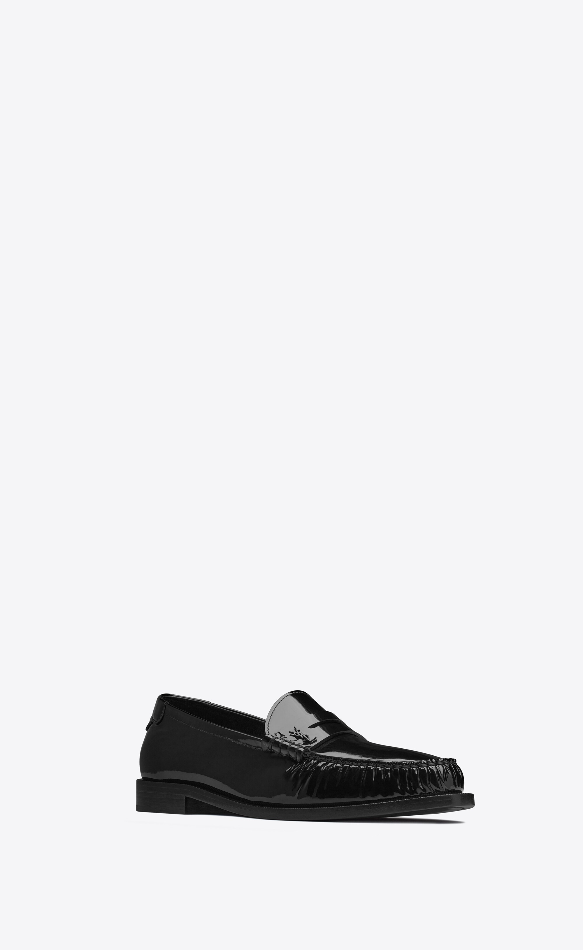 le loafer monogram penny slippers in patent leather - 4