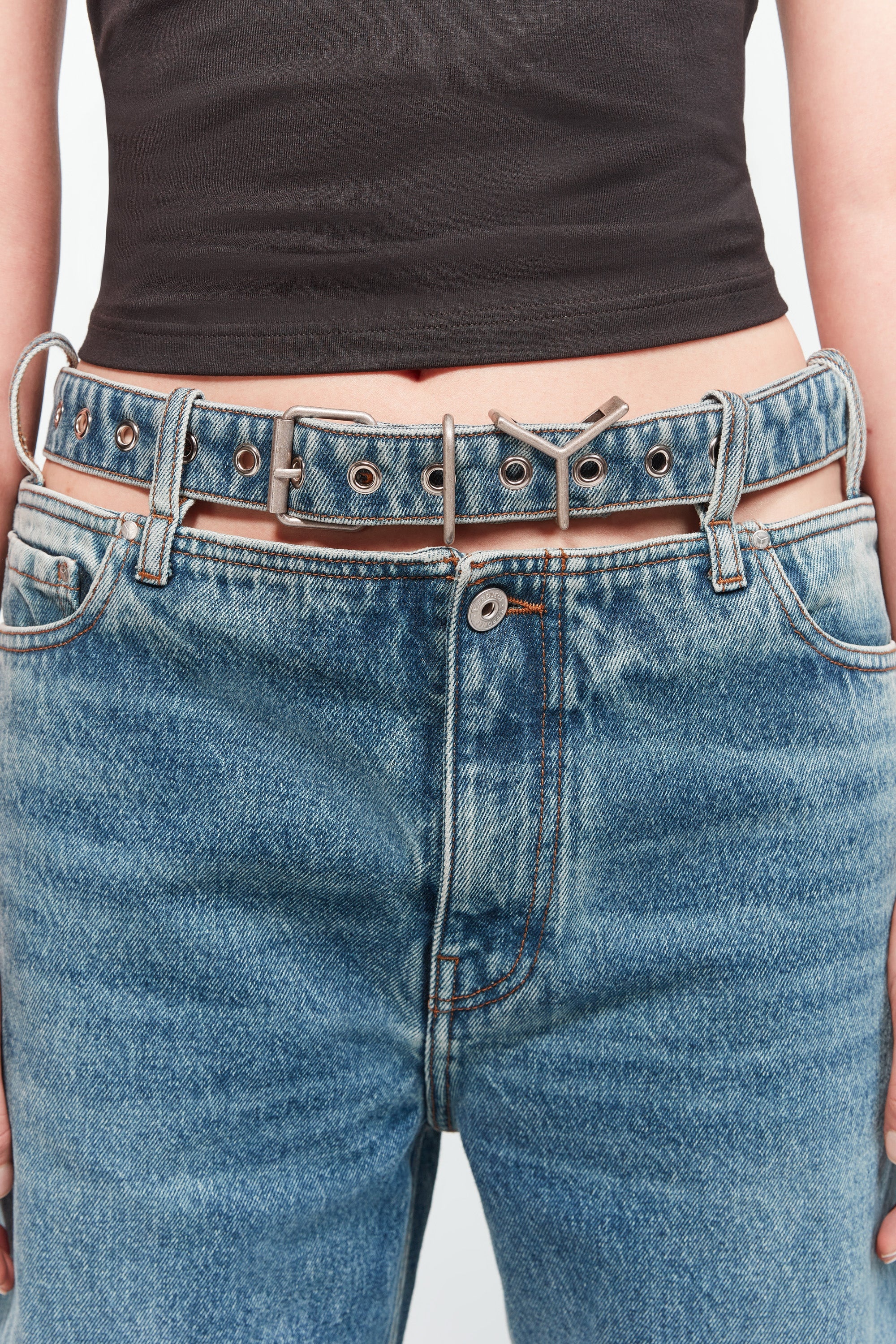EVERGREEN Y BELT JEANS - 6