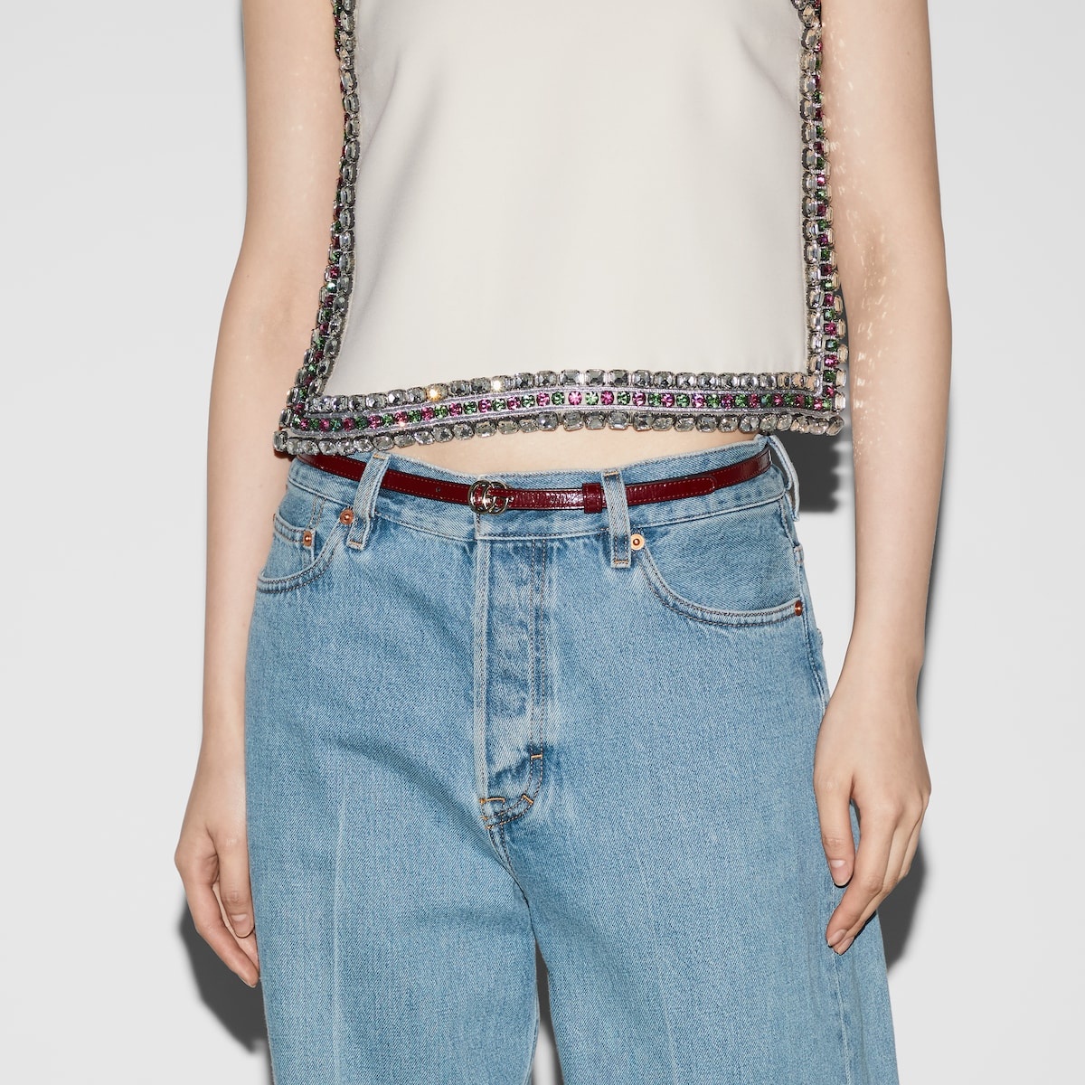 GG Marmont thin belt - 3