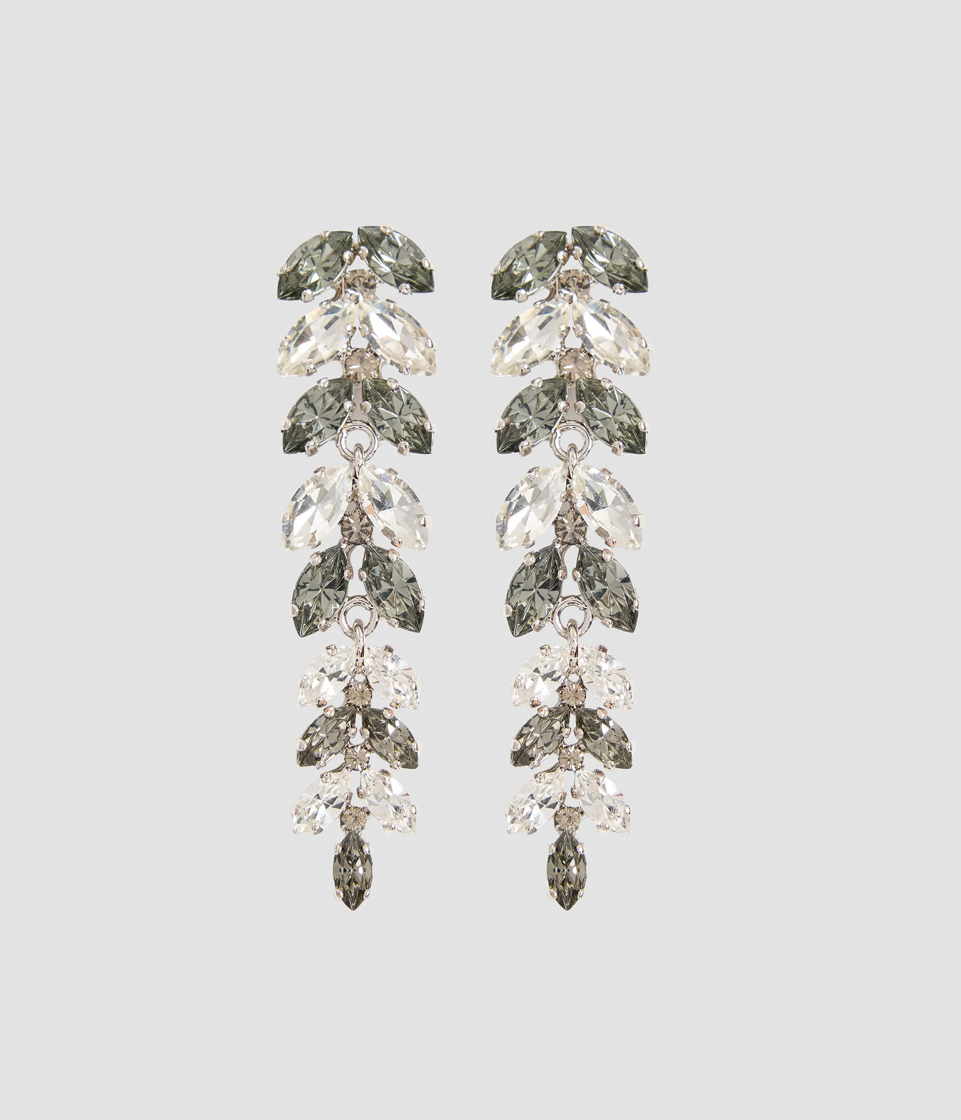 CRYSTAL LONG EARRING - 1