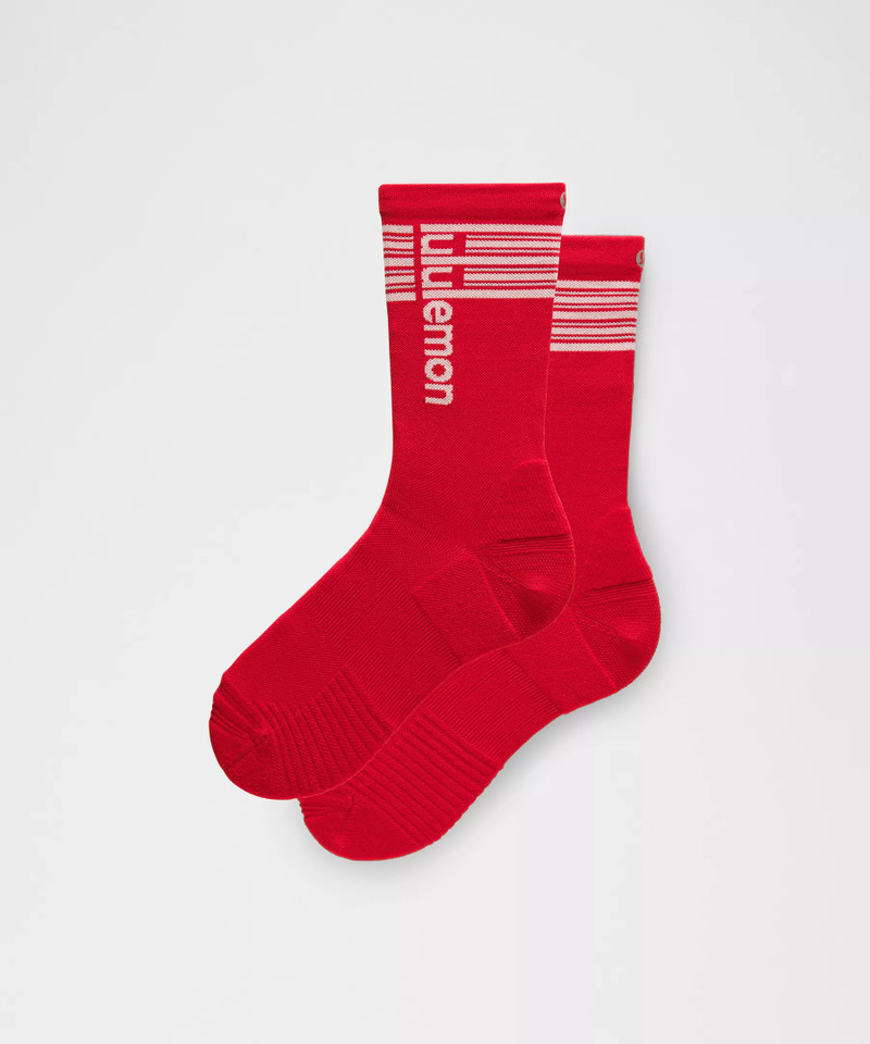 Unisex Power Stride Crew Socks *Stripe 1