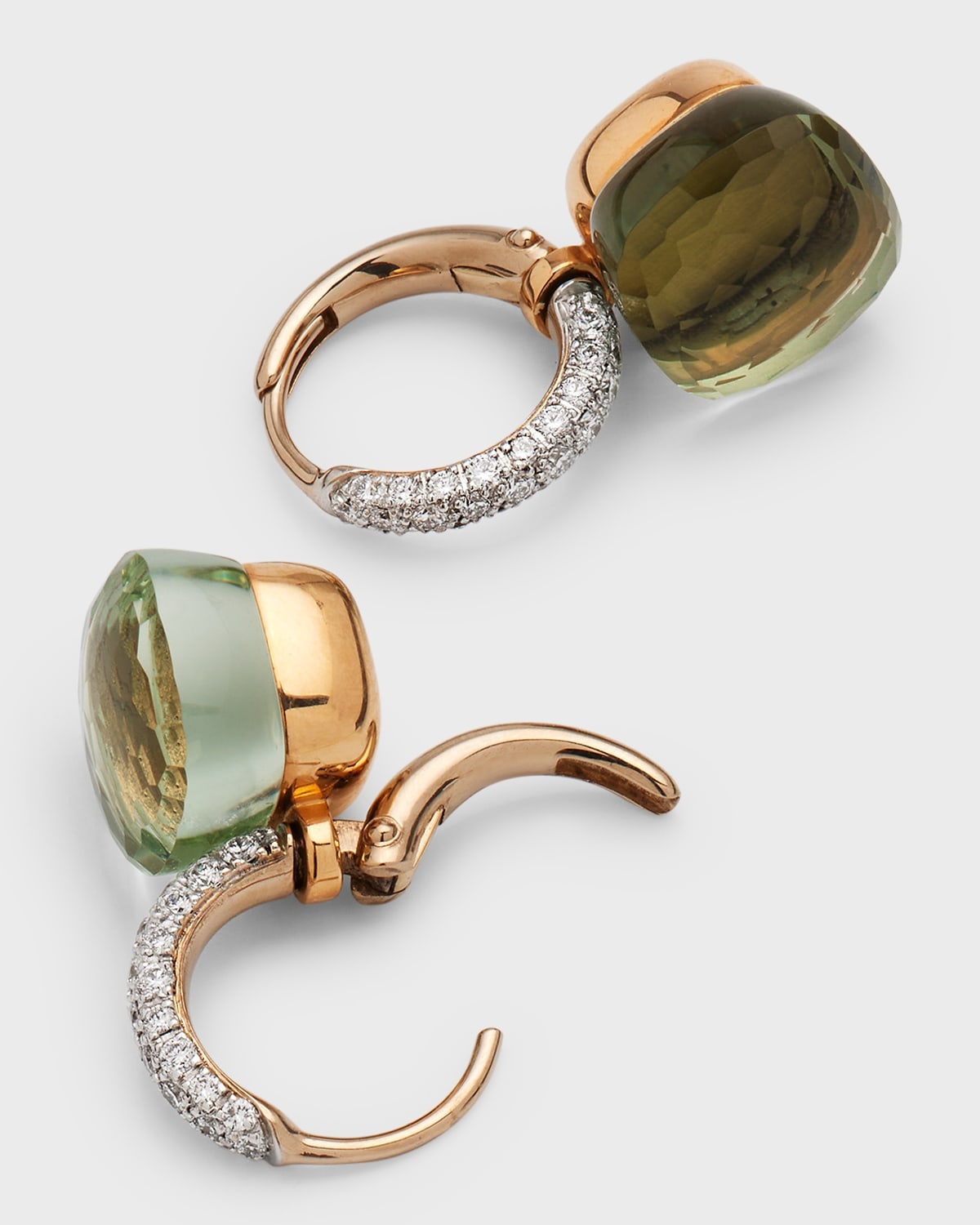 Nudo 18K Rose Gold Gemstone & Diamond Drop Earrings - 4