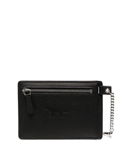 Maison Kitsuné pebbled-effect passport pouch outlook