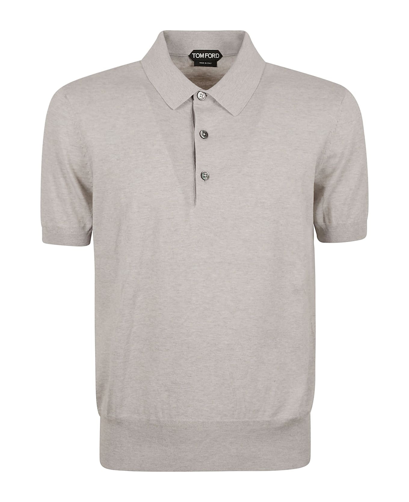 Rib Trim Regular Polo Shirt - 1