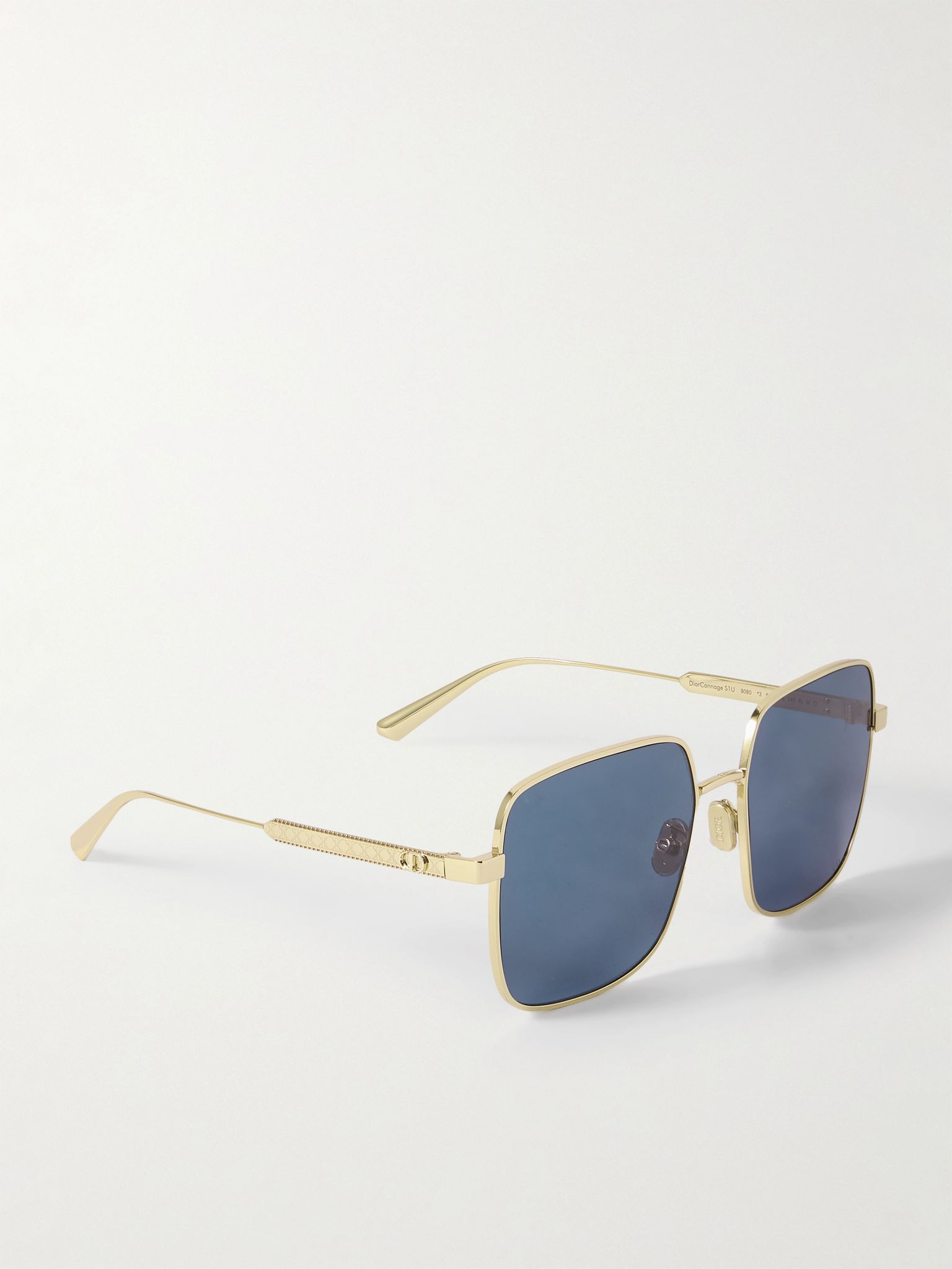 DiorCannage S1U gold-tone square-frame sunglasses Gold - 3