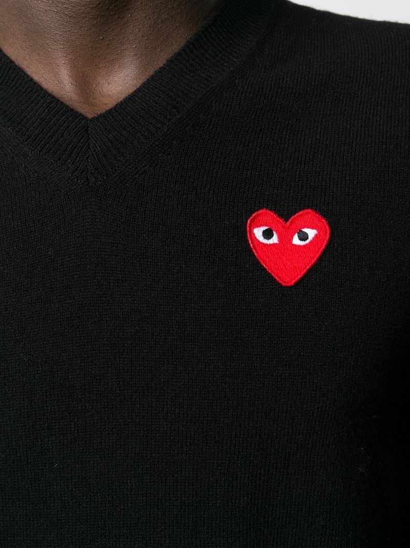 logo embroidered jumper - 5