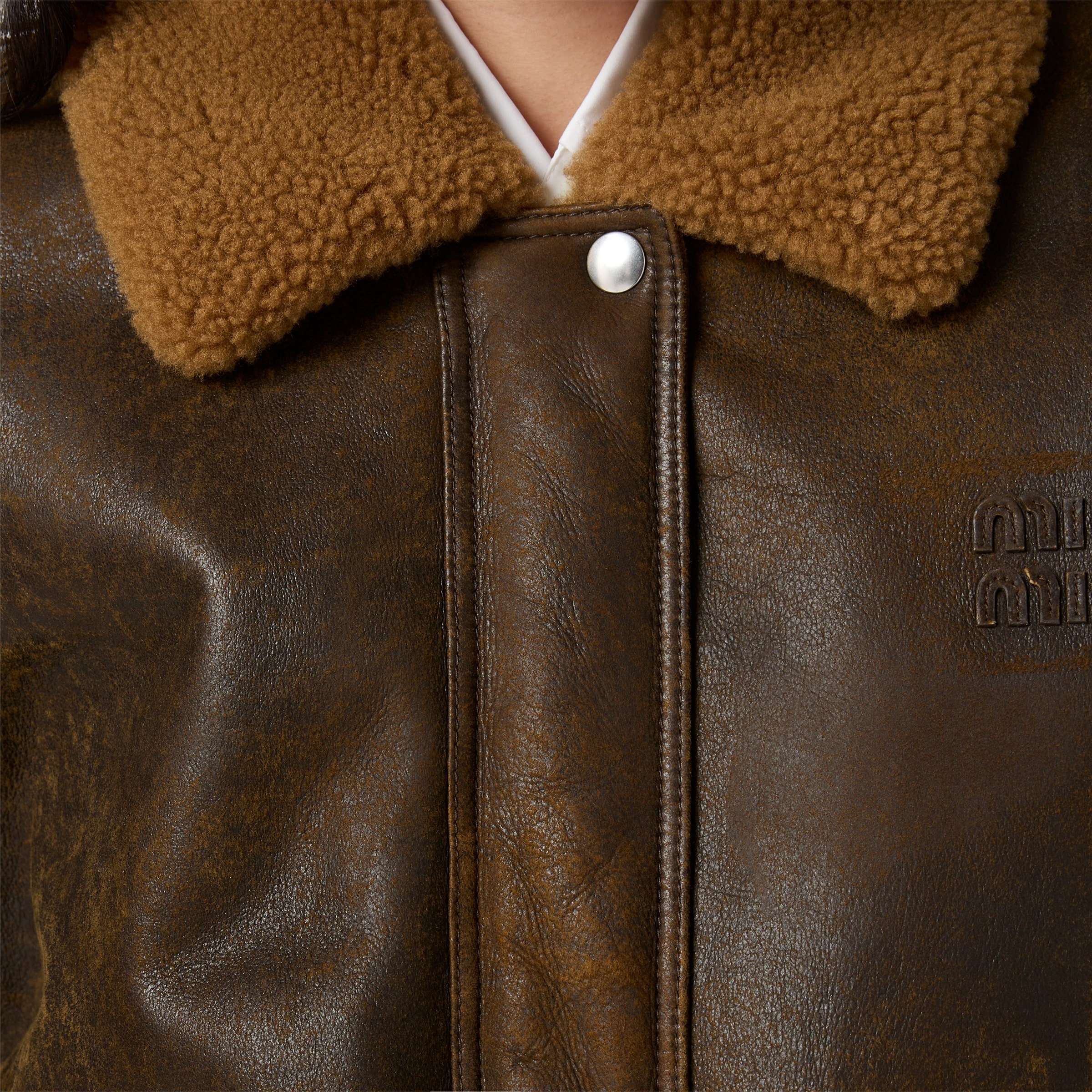 Shearling blouson jacket - 5