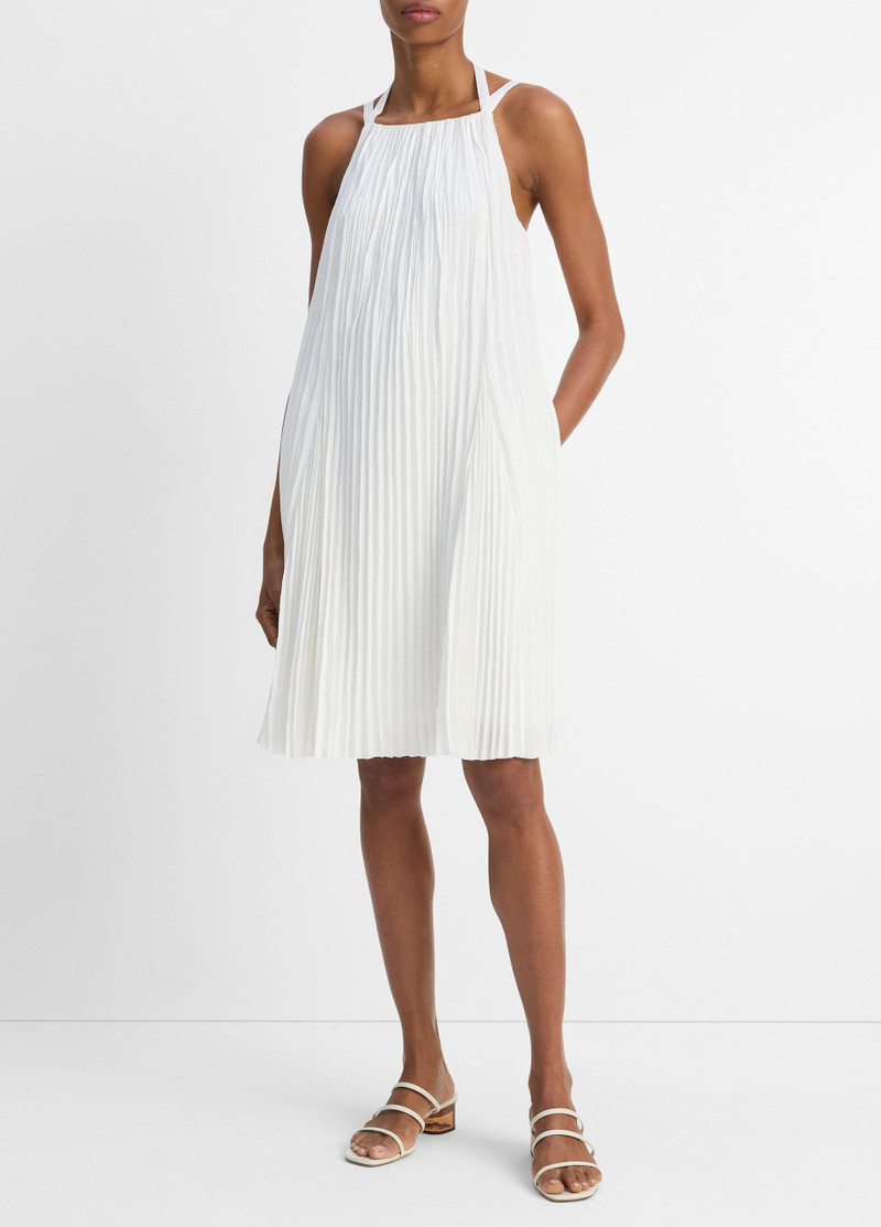 Pintuck Pleated A-Line Dress 1