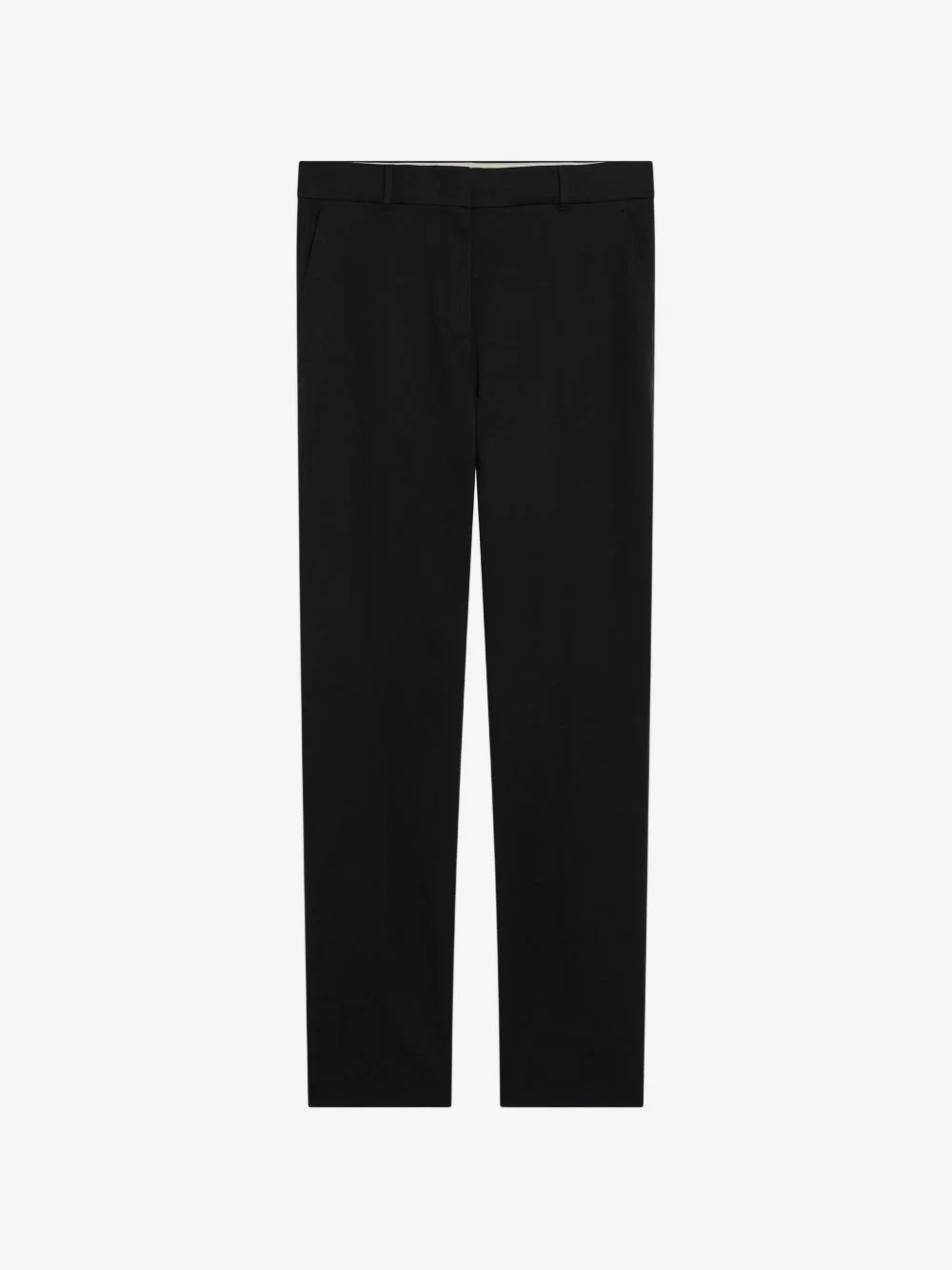 pressed-crease belt-loops trousers - 1