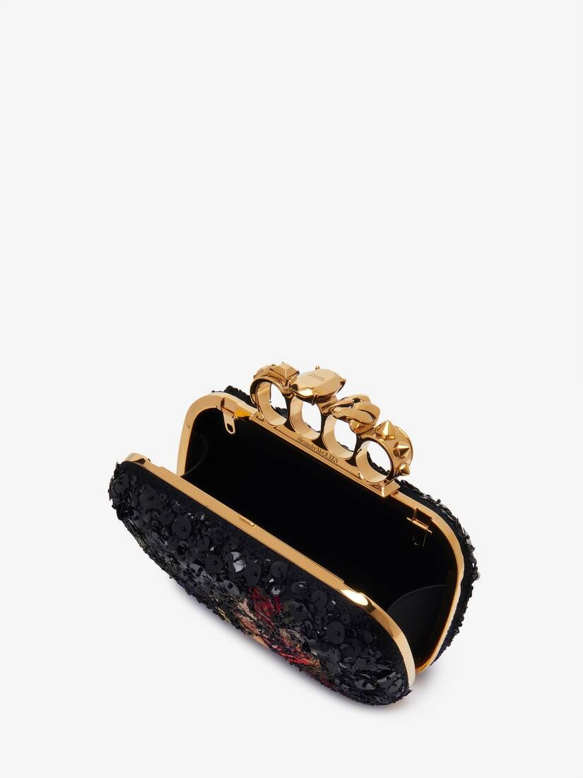 Women's Knuckle Clutch in Multicolour - 4