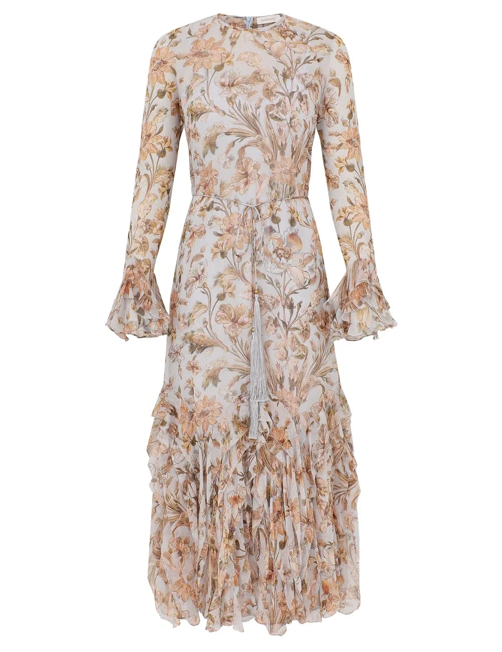 ASCENT CASCADING MIDI DRESS - 1