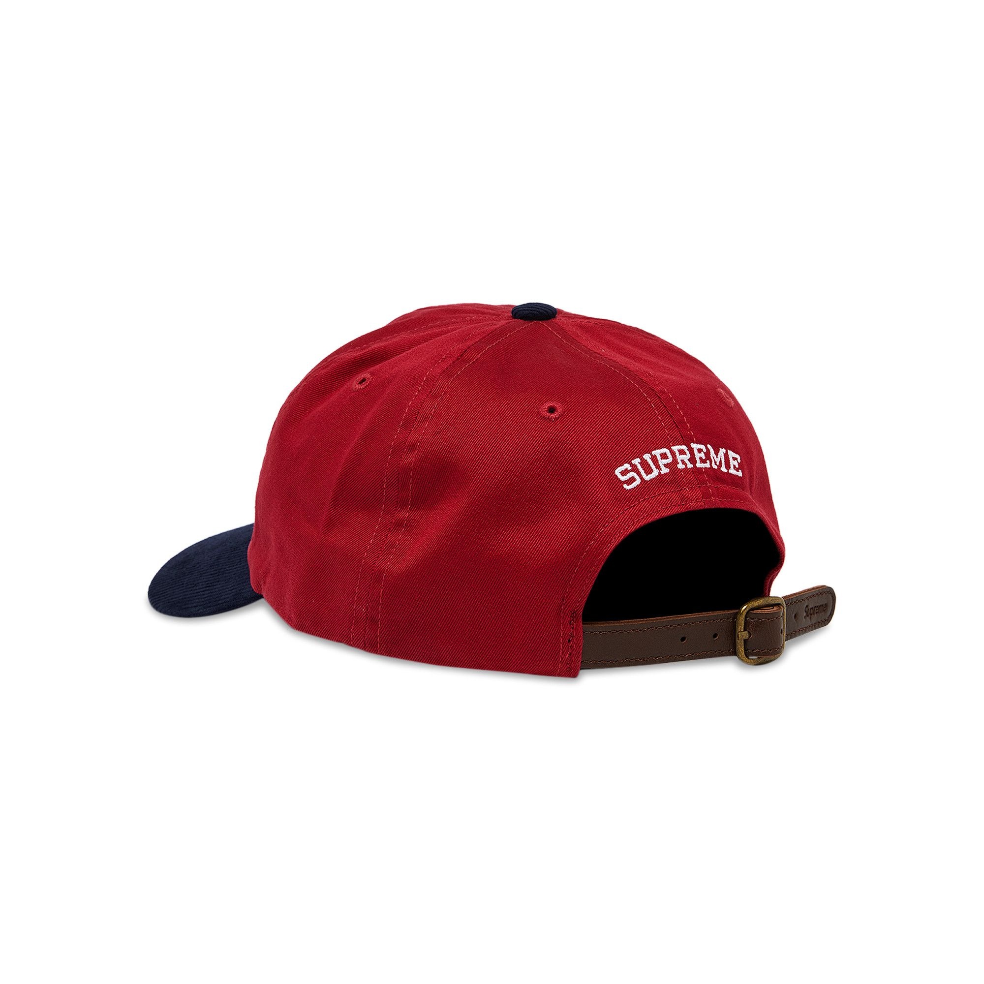 Supreme 2-Tone S Logo 6-Panel 'Red' - 3