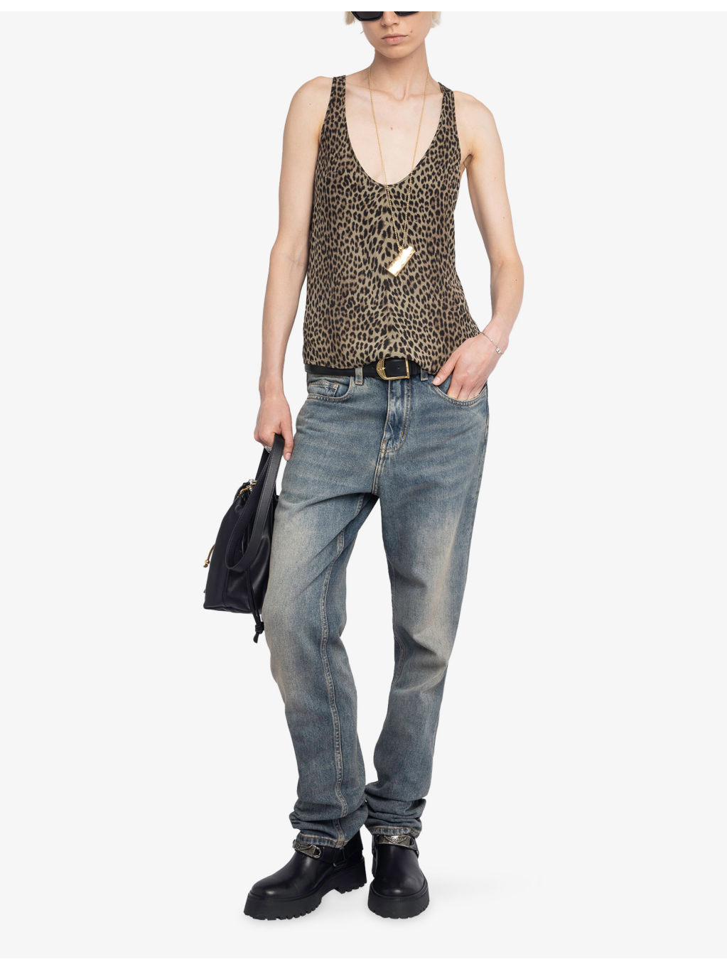 Tarysa Leopard-Print Woven Top - 2