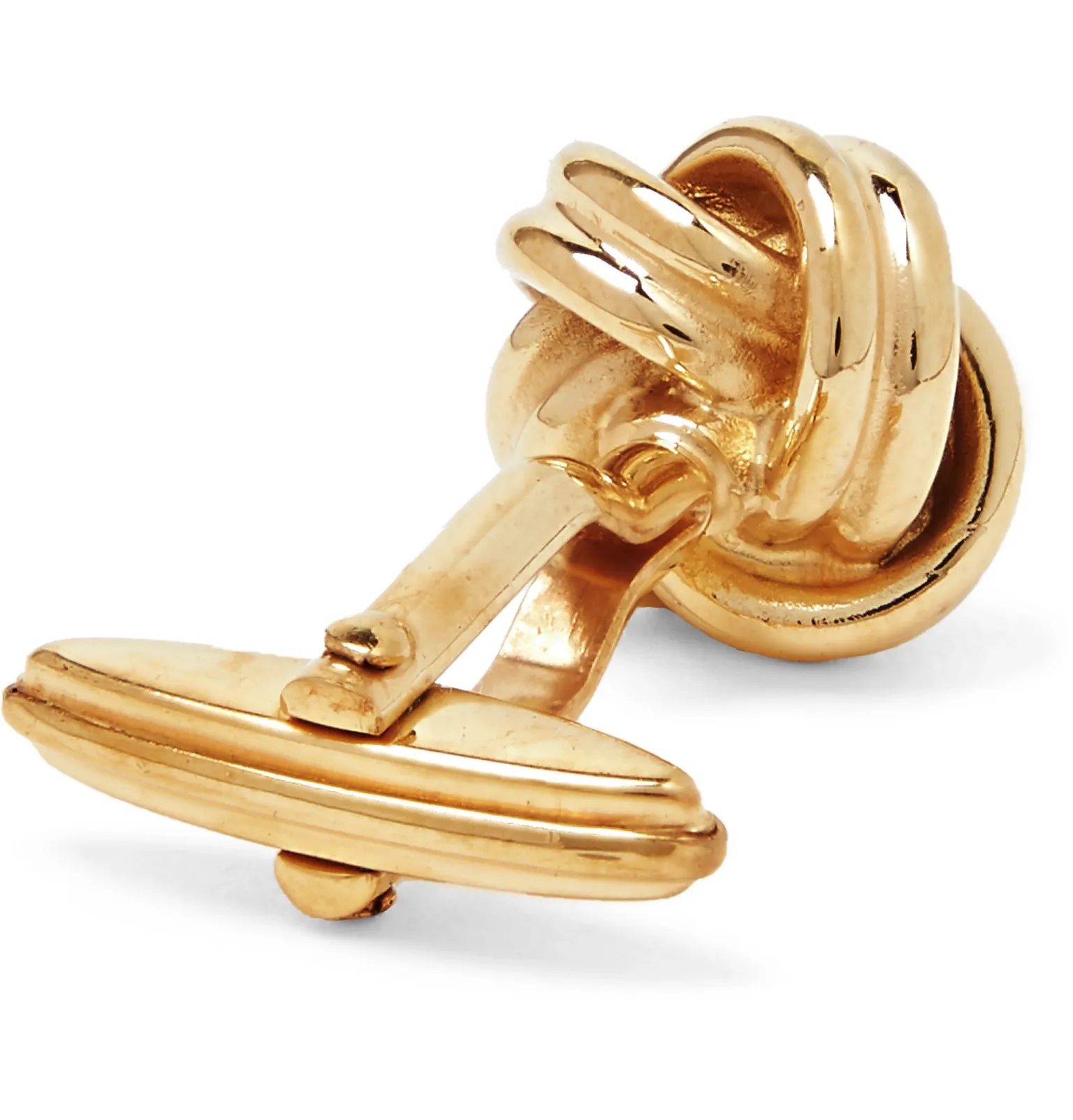 Knot Gold-Plated Cufflinks - 3