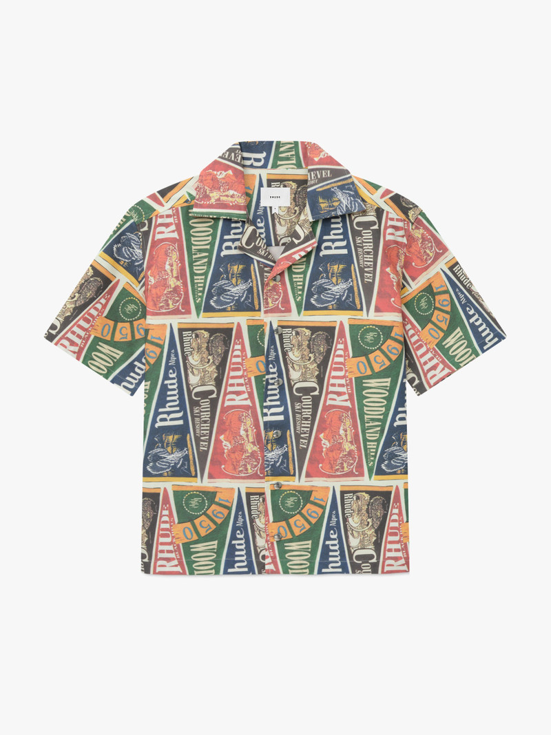 COLLEGIATE FLAG SNAP SHIRT 1