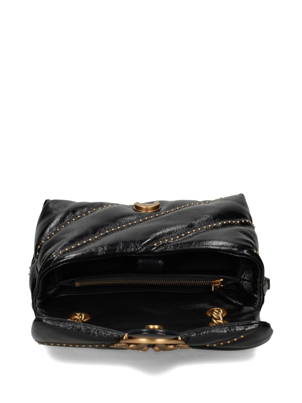 studded leather shoulder bag - 6