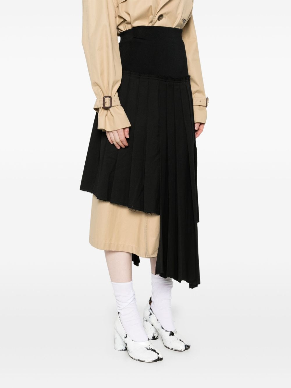 pleated midi skirt - 3