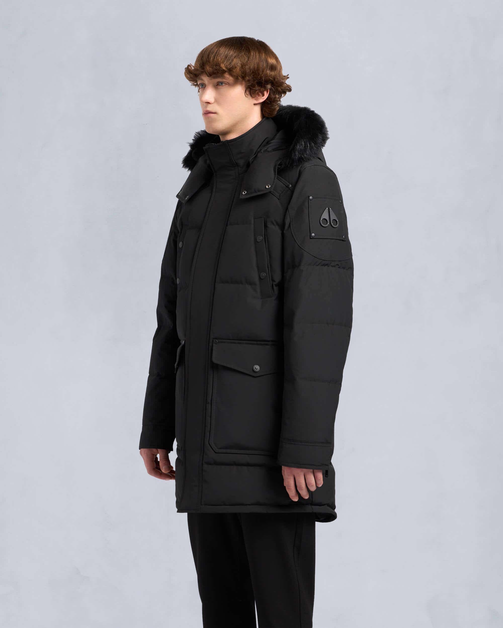 ONYX SHEARLING BIG RIDGE PARKA - 3