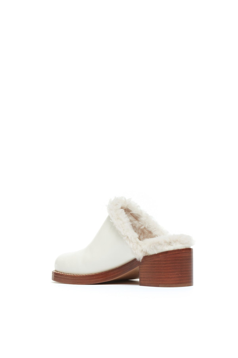 GABRIELA HEARST Armin Mules with Wool Fur outlook