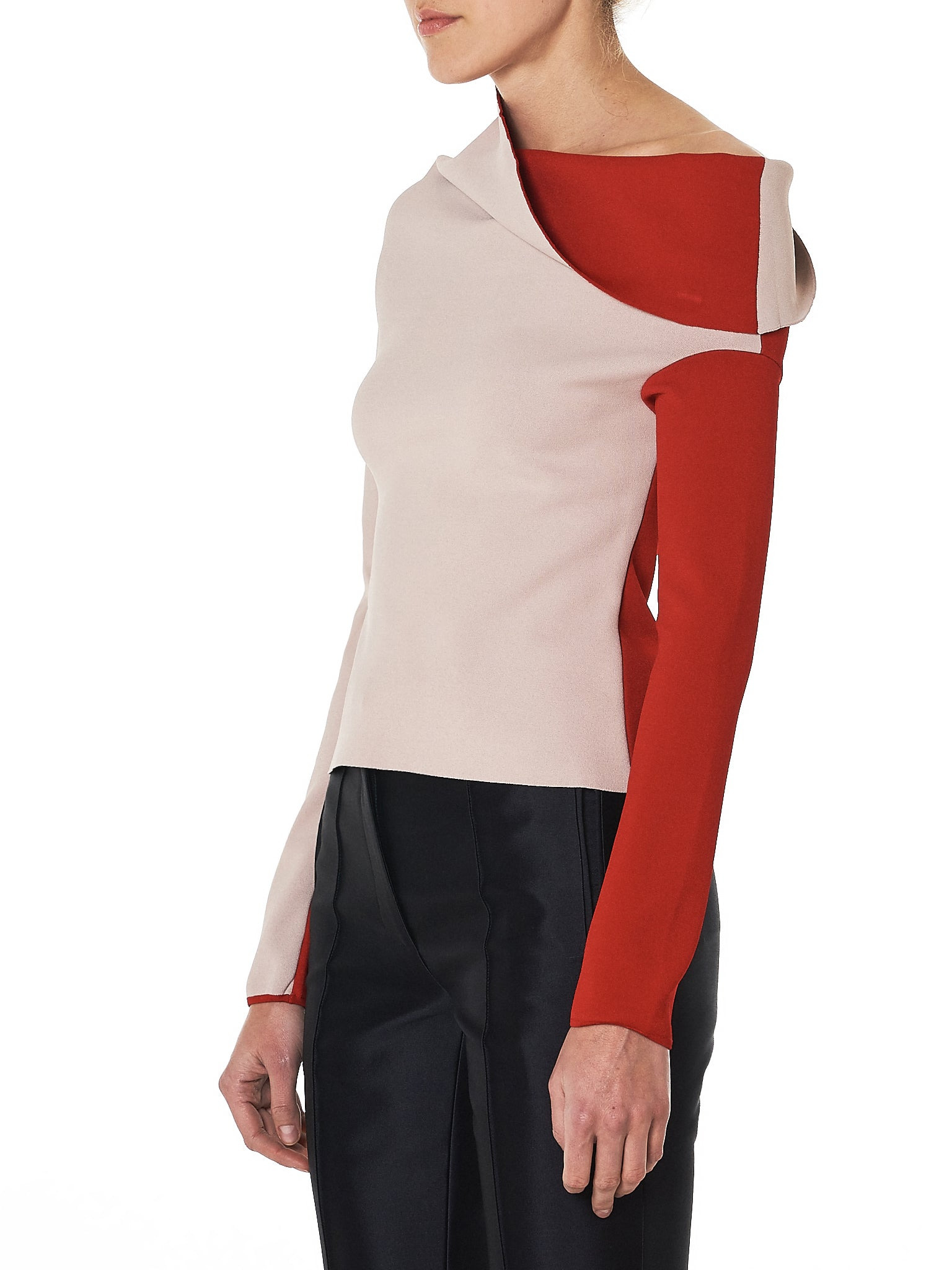 Draped Knit Sweater - 2