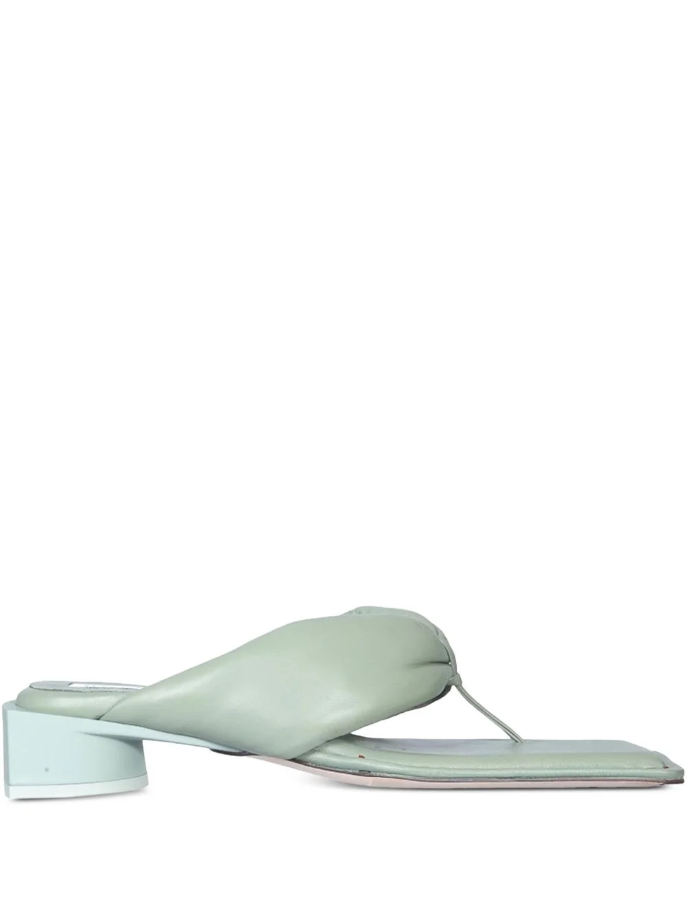 30mm knotted heeled sandals - 1