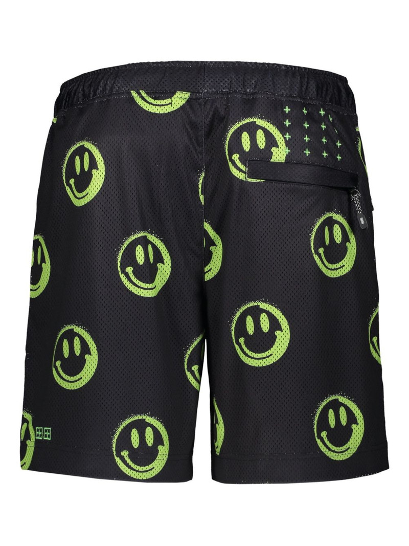 Ksubi smiley-face drawstring shorts outlook