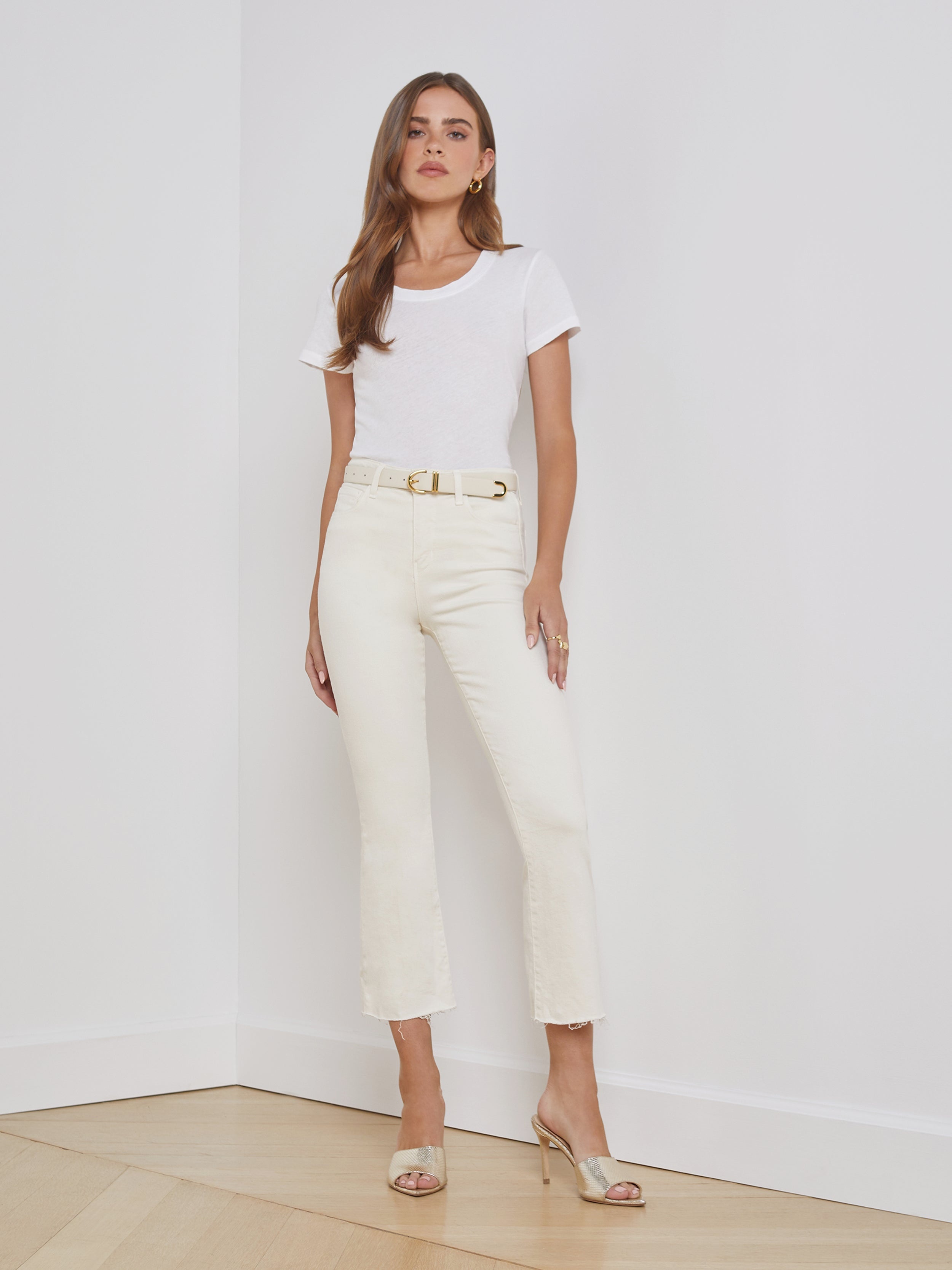 Kendra Cropped Flare Jean - 2