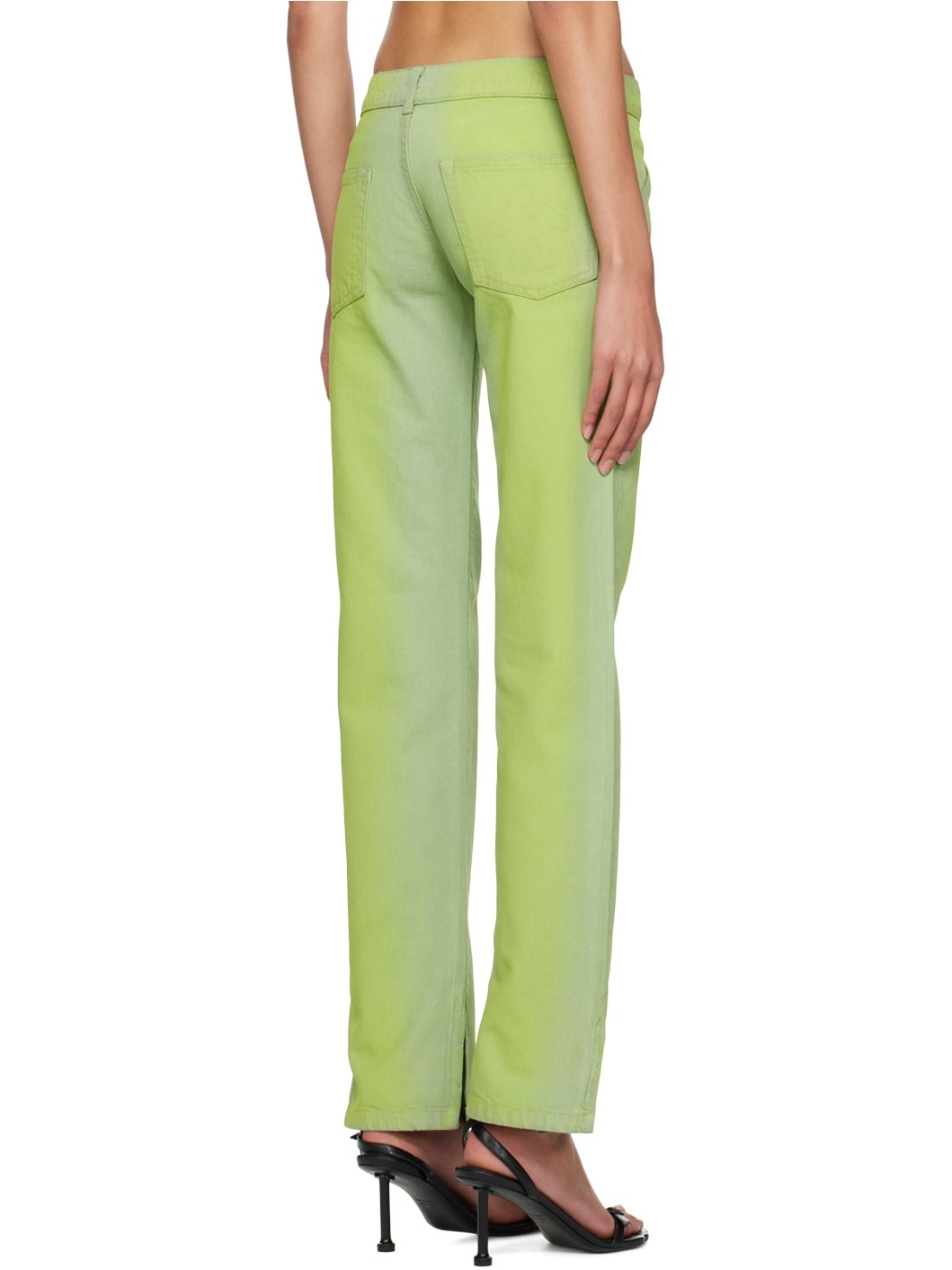 SSENSE Exclusive Green Jeans - 3