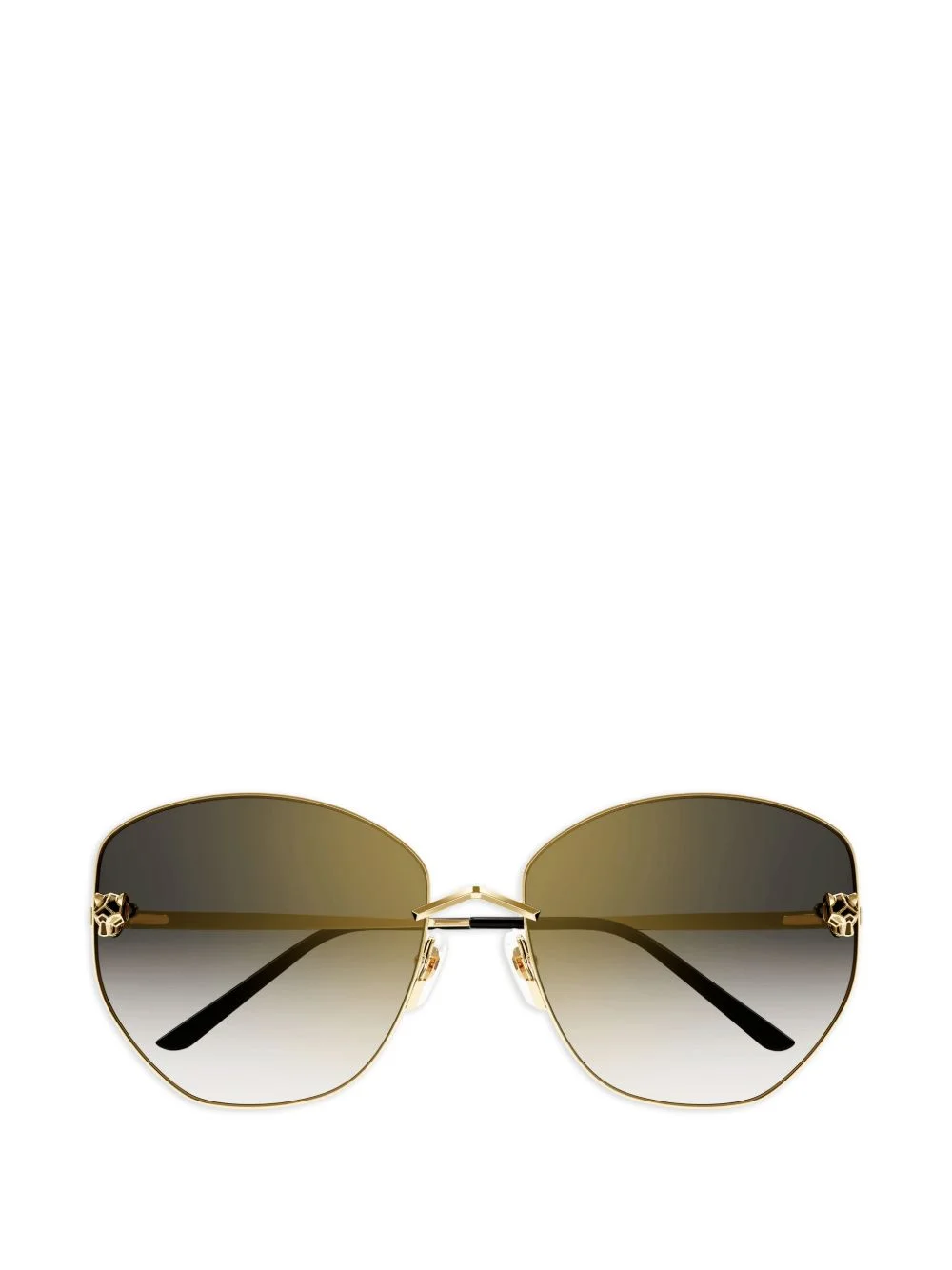 panther-detail sunglasses - 1