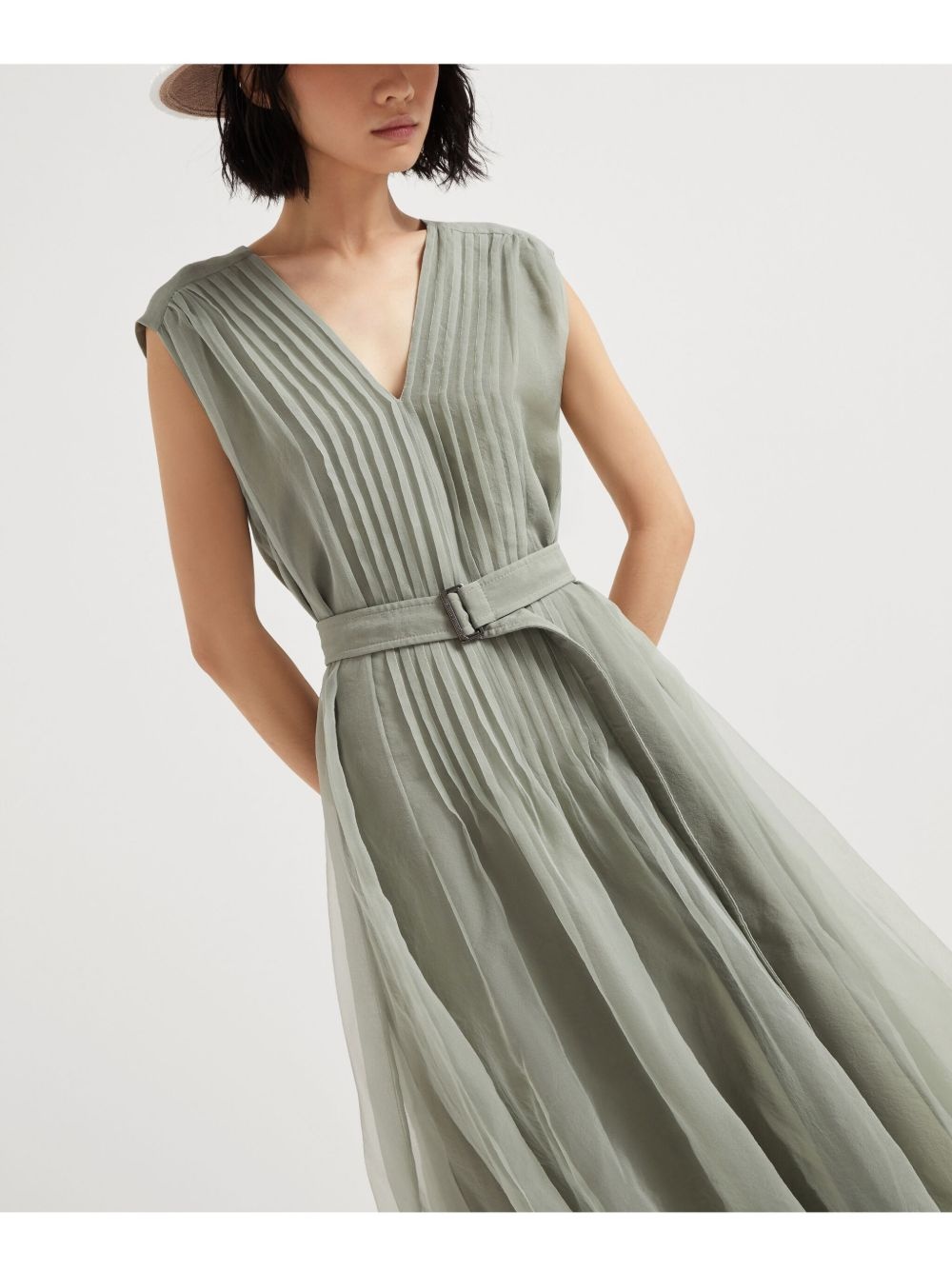 Monili pleated dress - 6