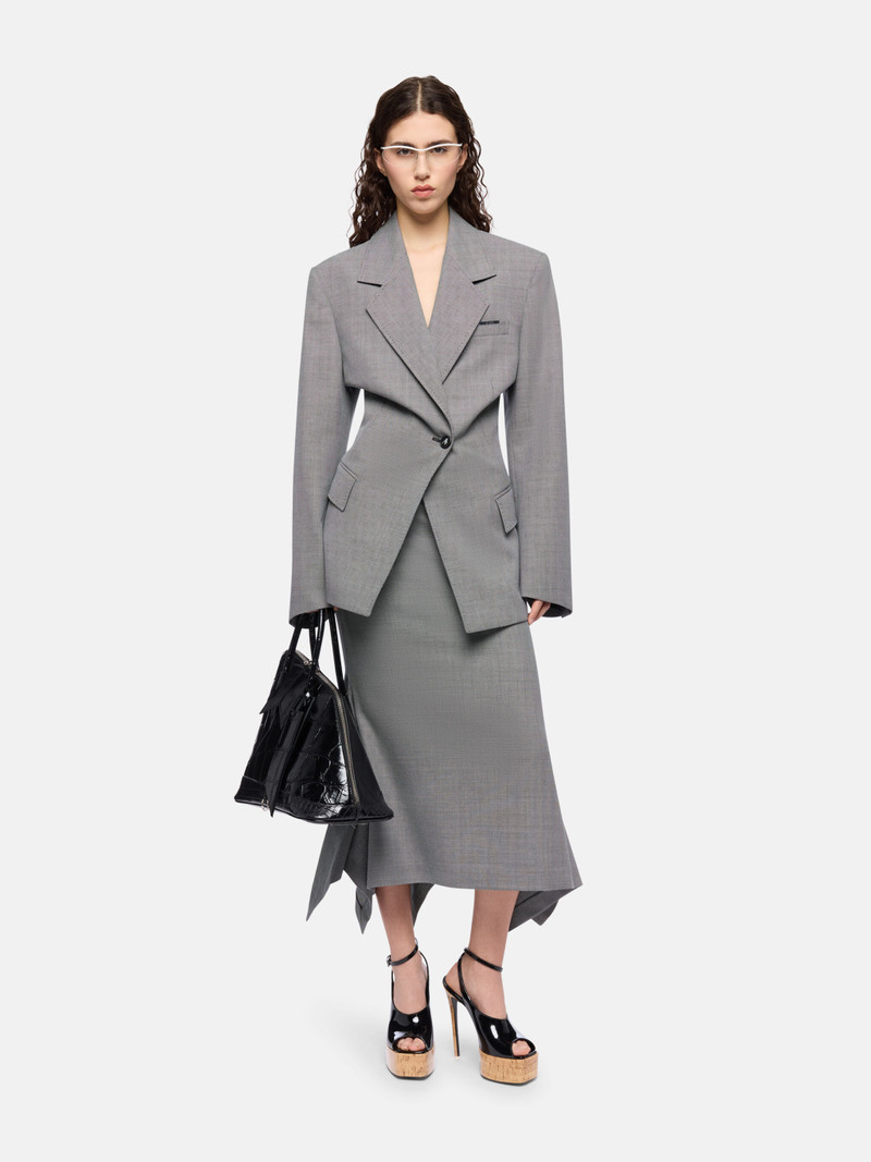 THE ATTICO GREY TAILORING BLAZER outlook