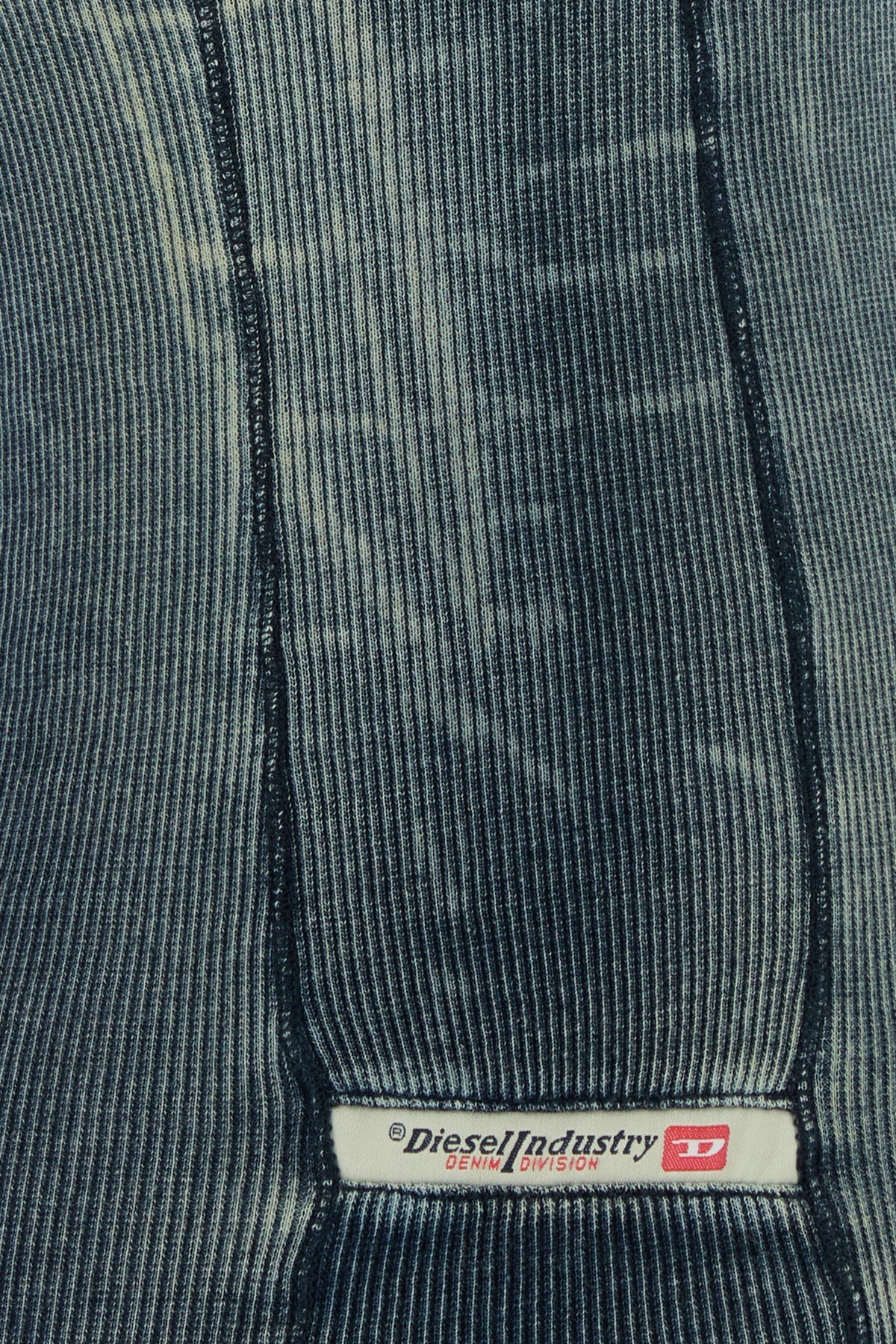 Denim blue stretch cotton T-Go tank top - 3