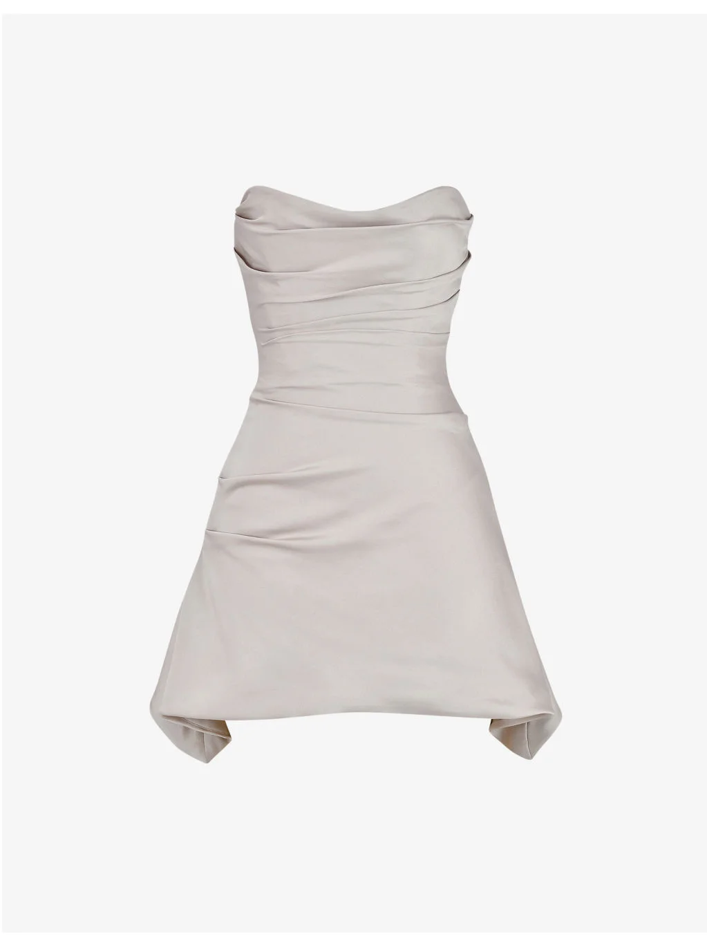 Jasmine strapless cotton-blend mini dress - 1