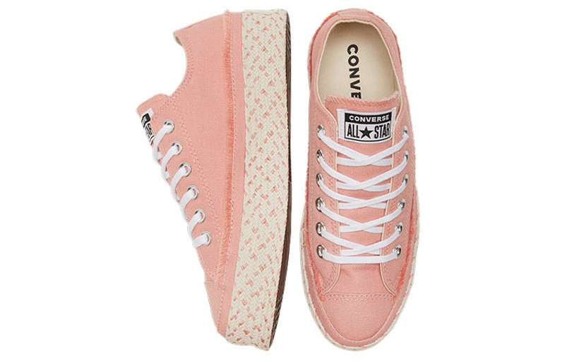 Converse (WMNS) Converse Chuck Taylor All Star Low 'Color Espadrille - Pink Quartz' 570771C outlook