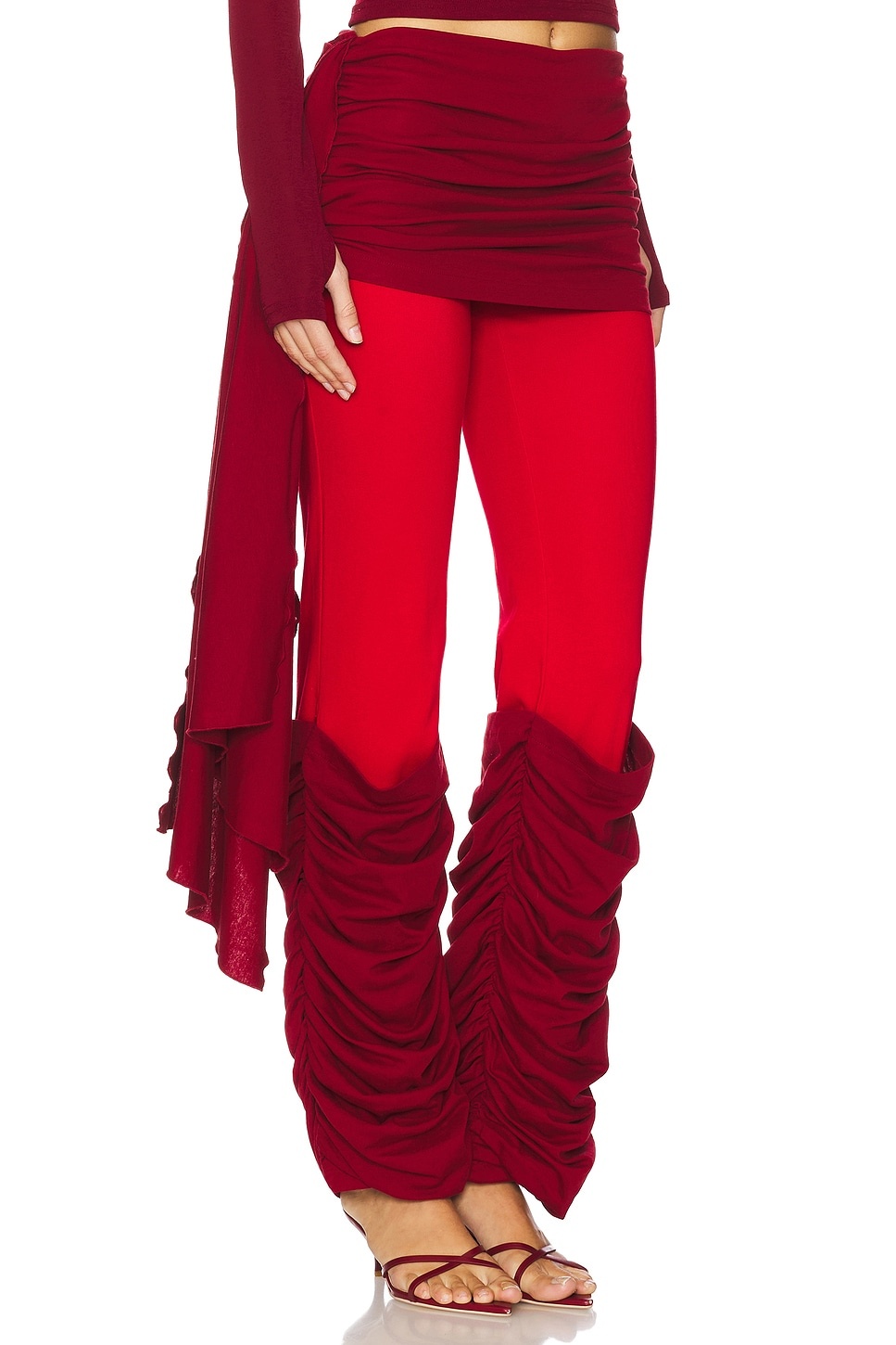 Pants With Leg Warmer - 2