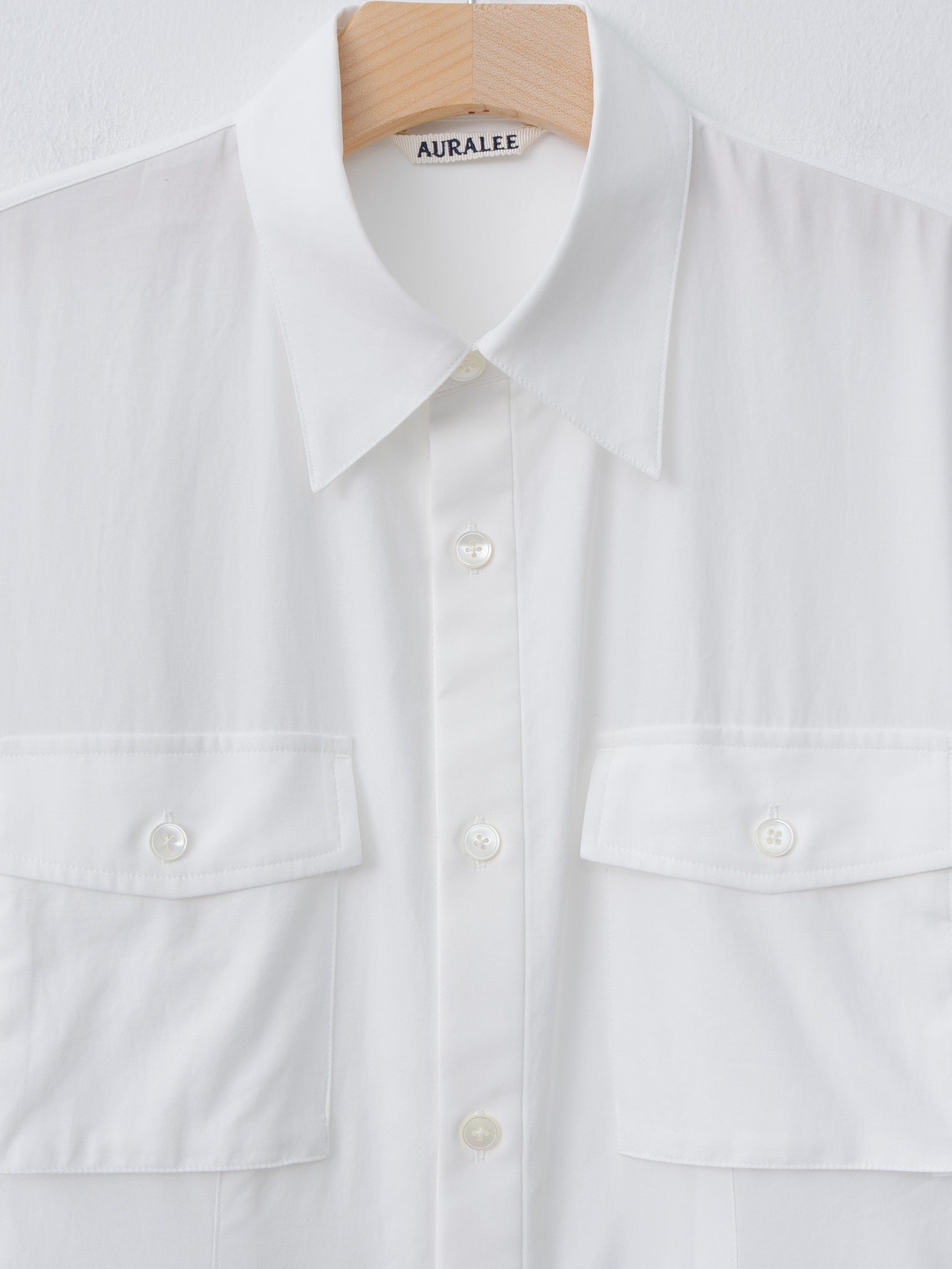 Washed Finx Twill Shirt Dress - White - 6