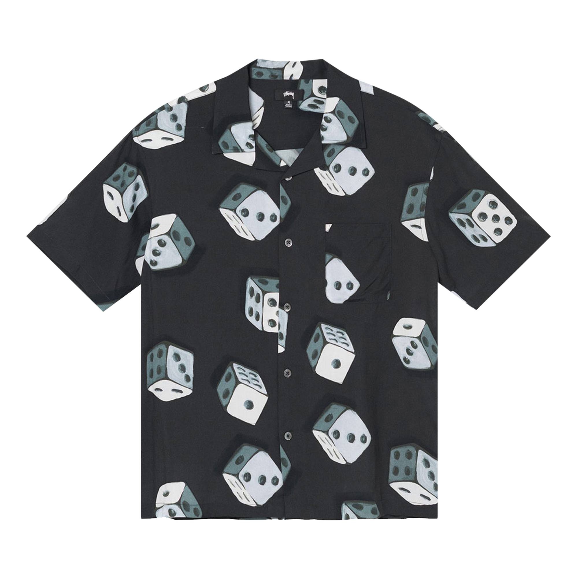 Stussy Dice Pattern Shirt 'Black' - 1