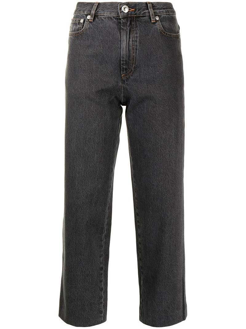 high-rise cropped jeans 1