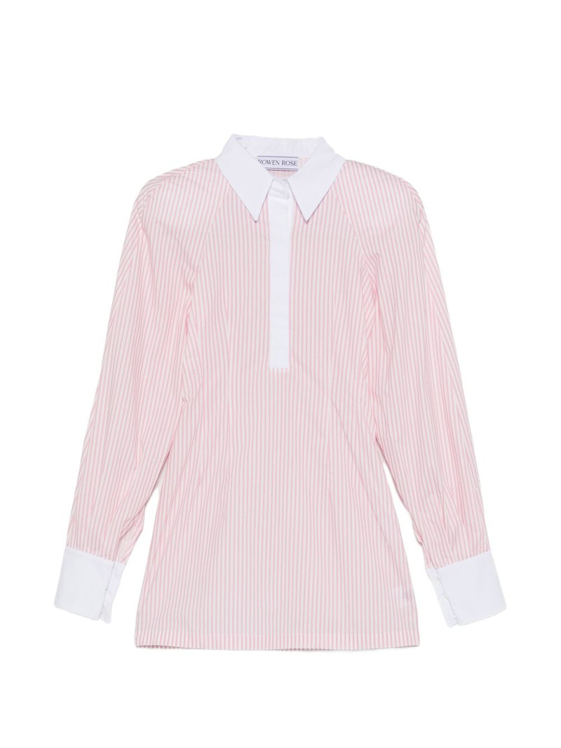 striped shirt mini dress 1