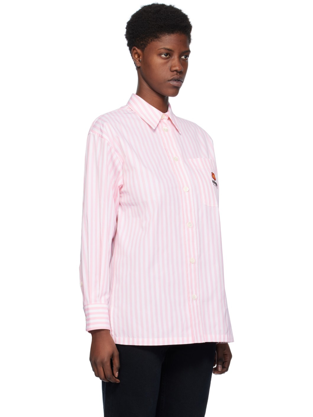 Pink Kenzo Paris Boke Flower Crest Shirt - 2