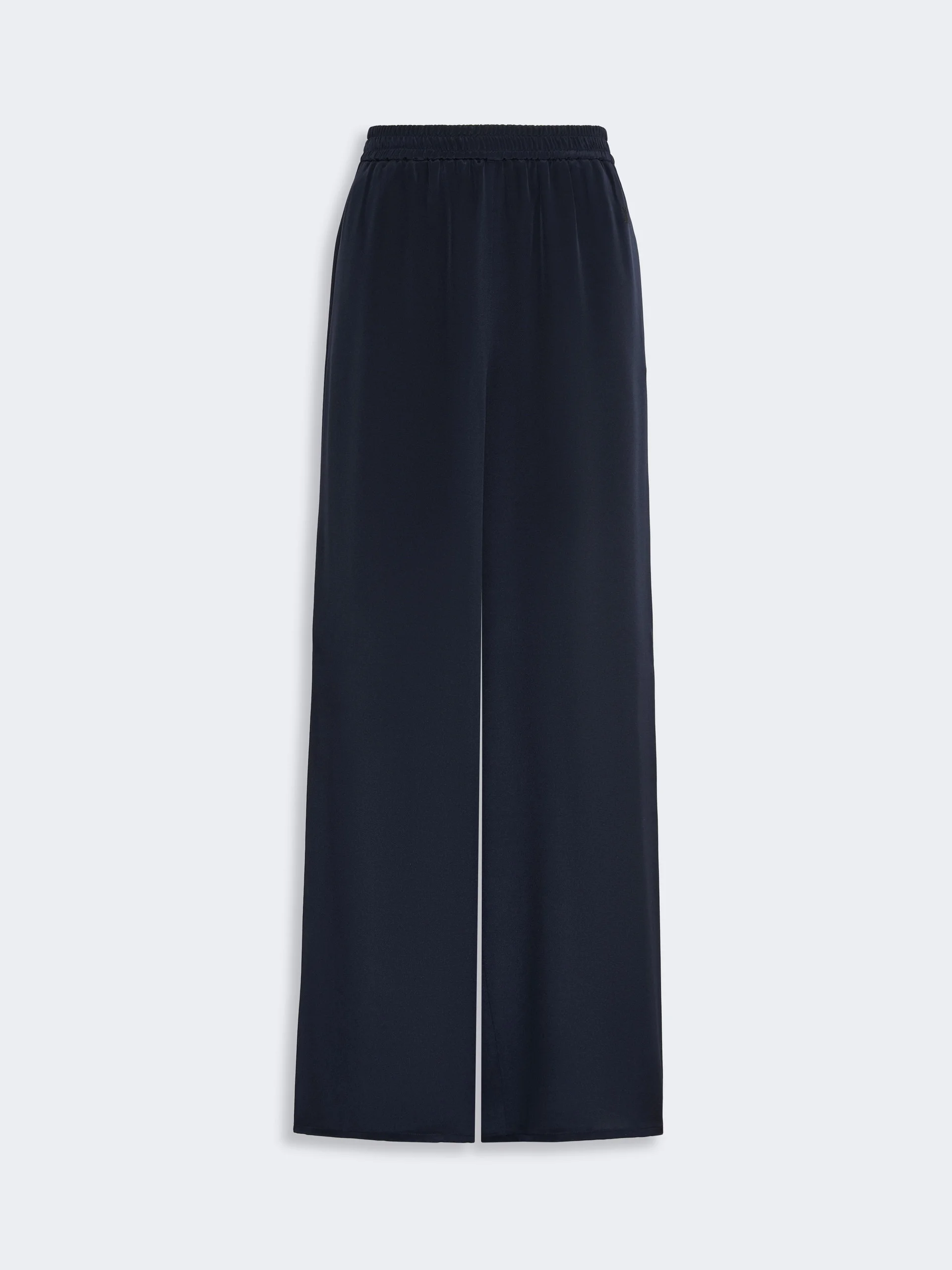 VOLONTA Relaxed-fit heavy silk trousers - ULTRAMARINE - 1