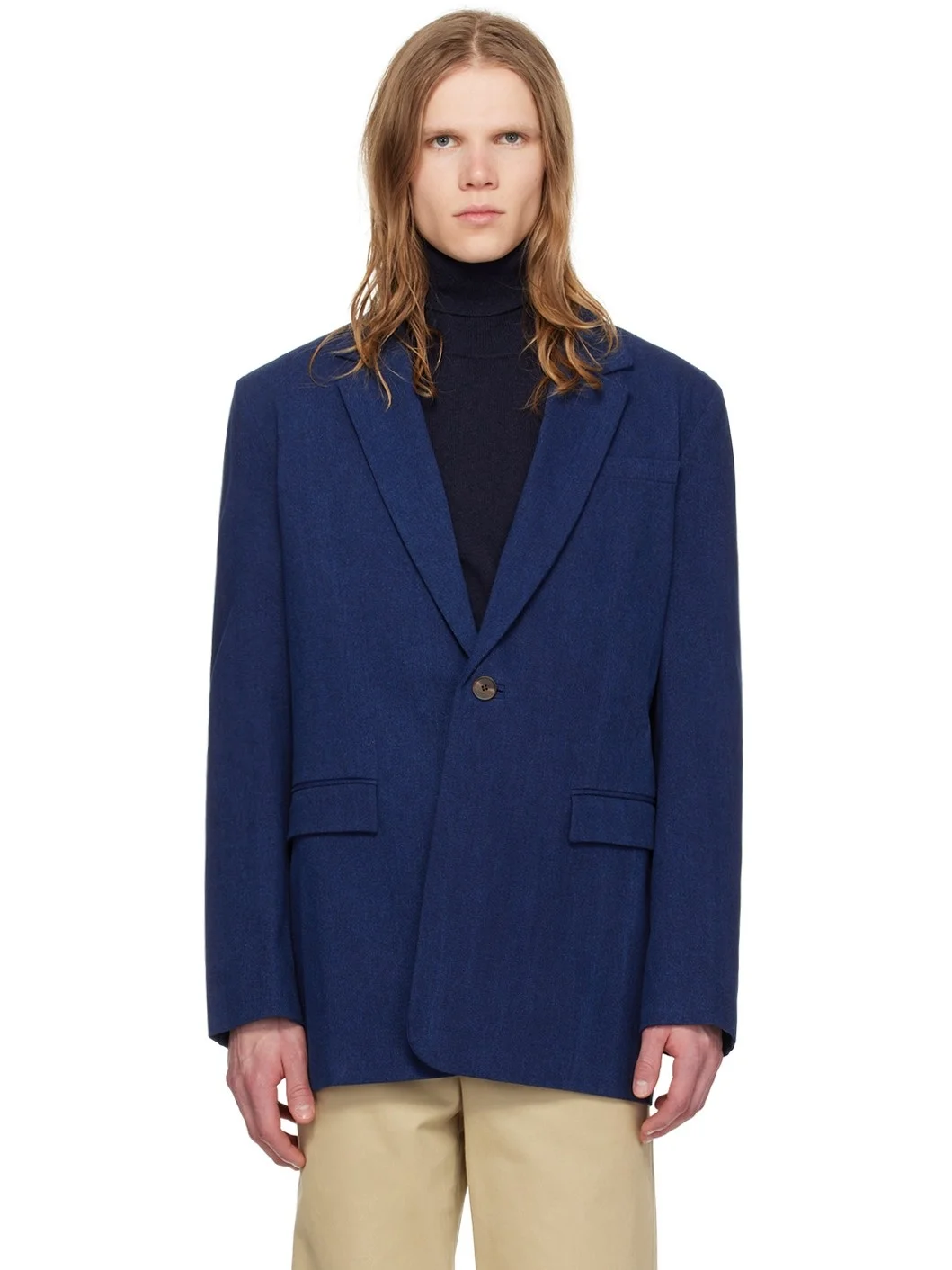 Indigo Classic Blazer - 1