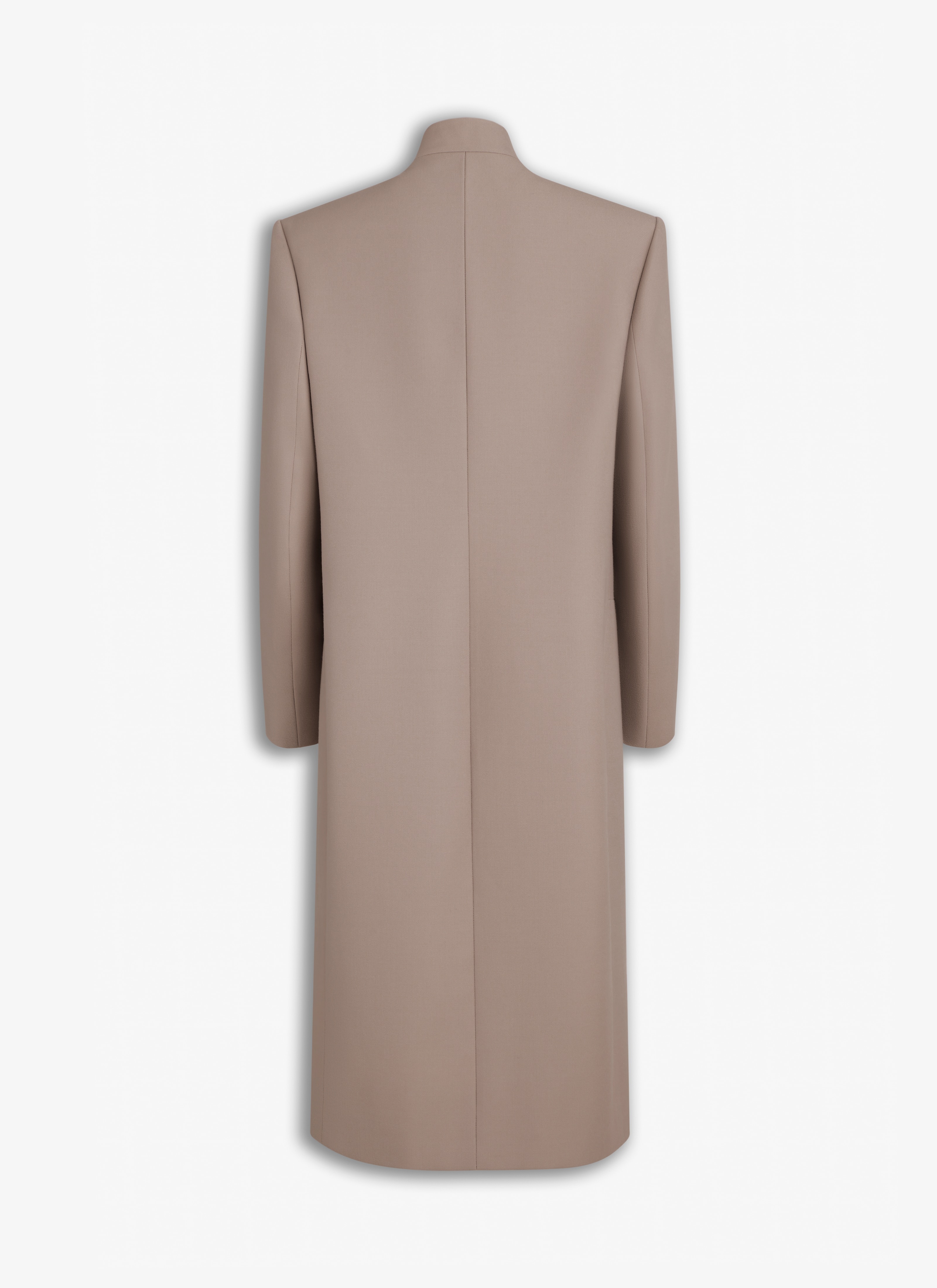 WOOL LARGE COAT - 4