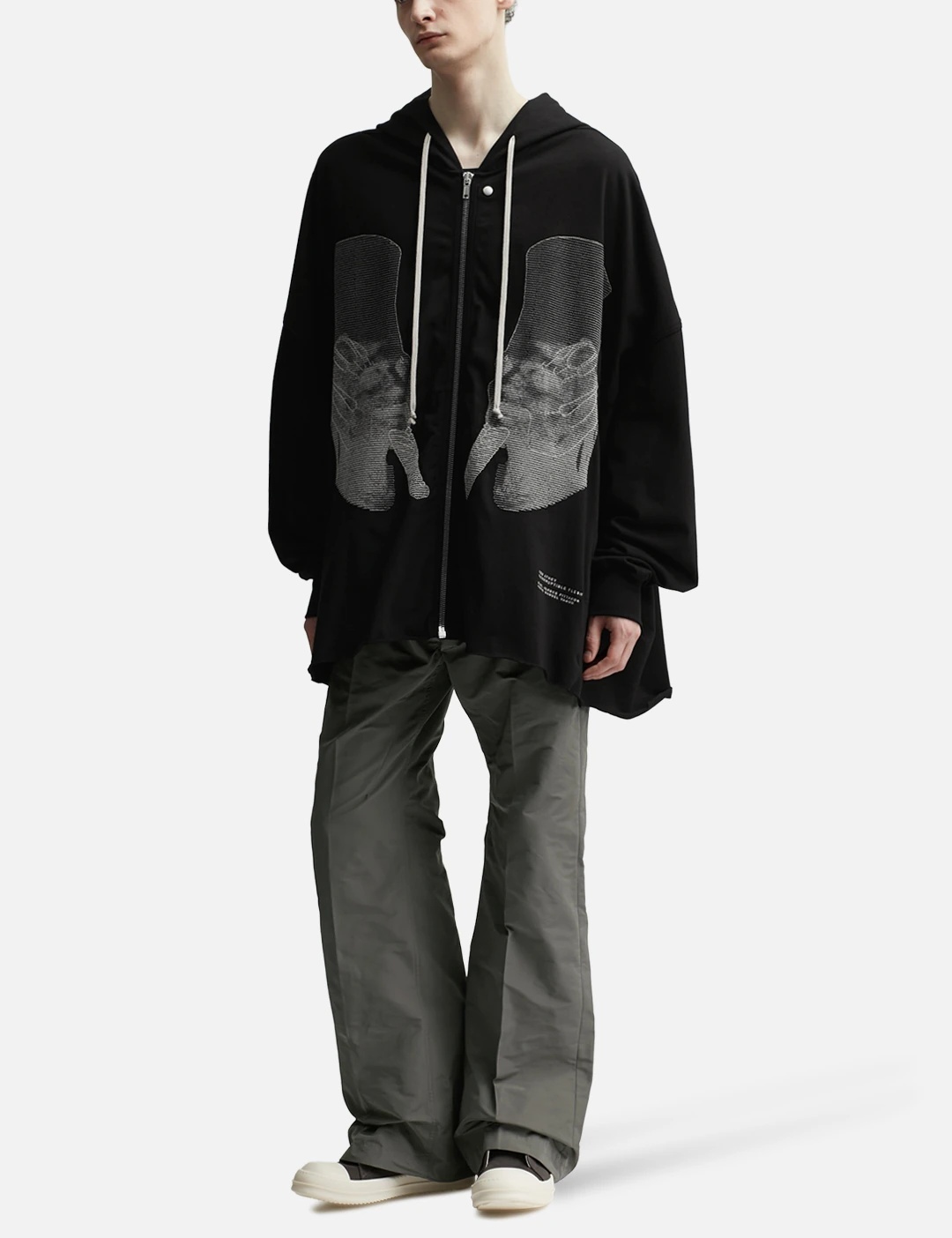 【RICK OWENS】RON JUMBO PETER JACKET ☆関税送料込み☆ RU01D3248_BAEM6_Pearl_And_Card