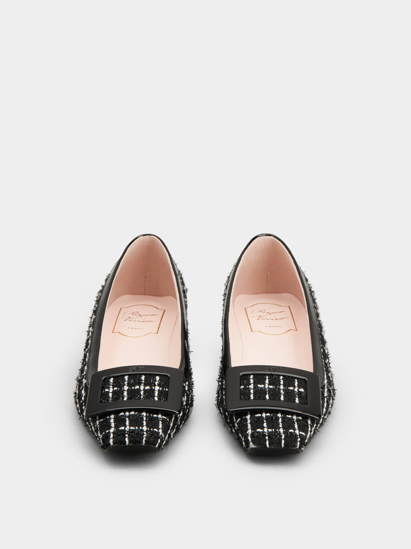 Belle Vivier Ballerinas in fabric 7
