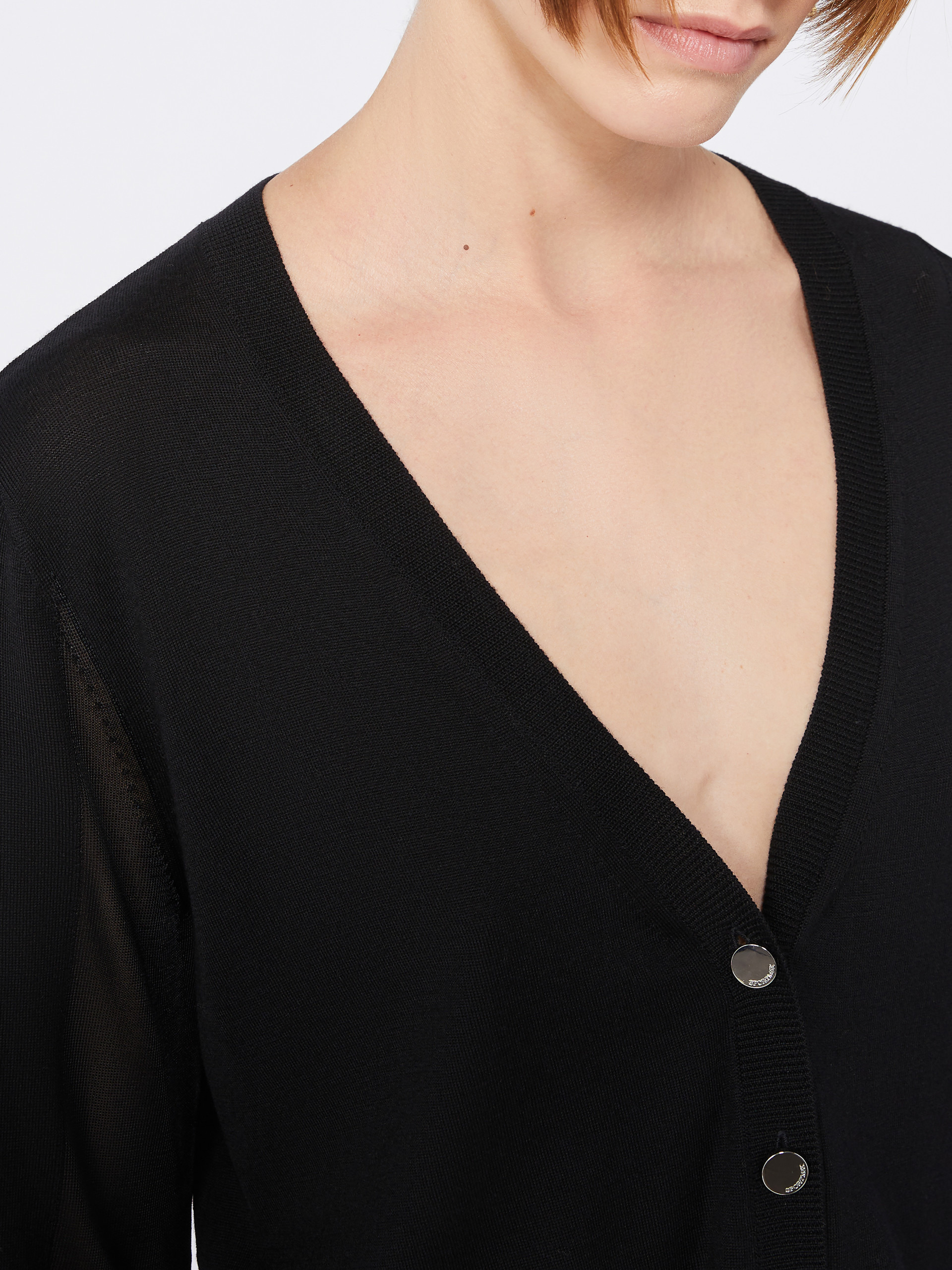 ATOLLO Viscose and wool cardigan - 5