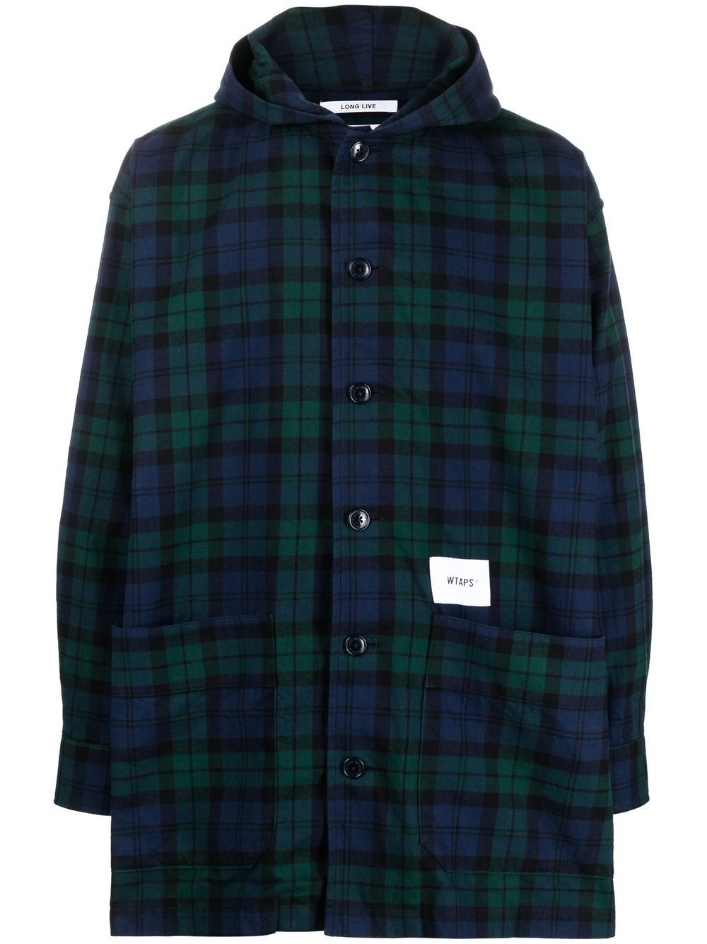 Bout check hooded jacket - 1