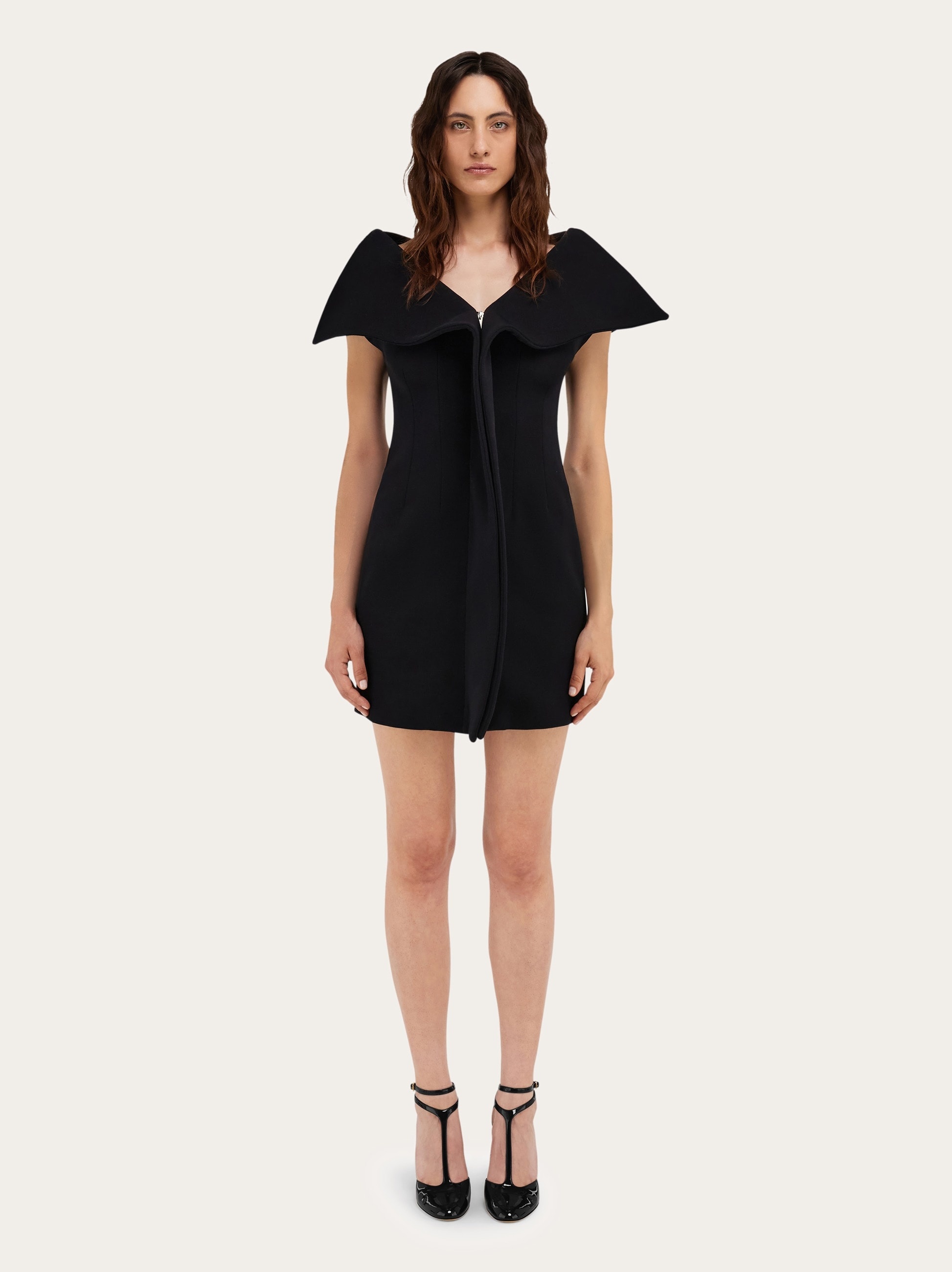 Stretch gabardine sleeveless jacket - 8