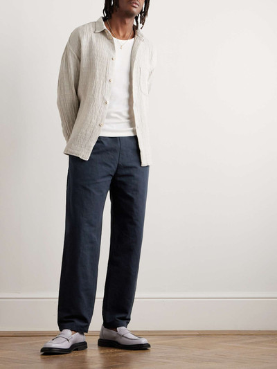 A KIND OF GUISE Banasa Straight-Leg Cotton and Linen-Blend Trousers outlook